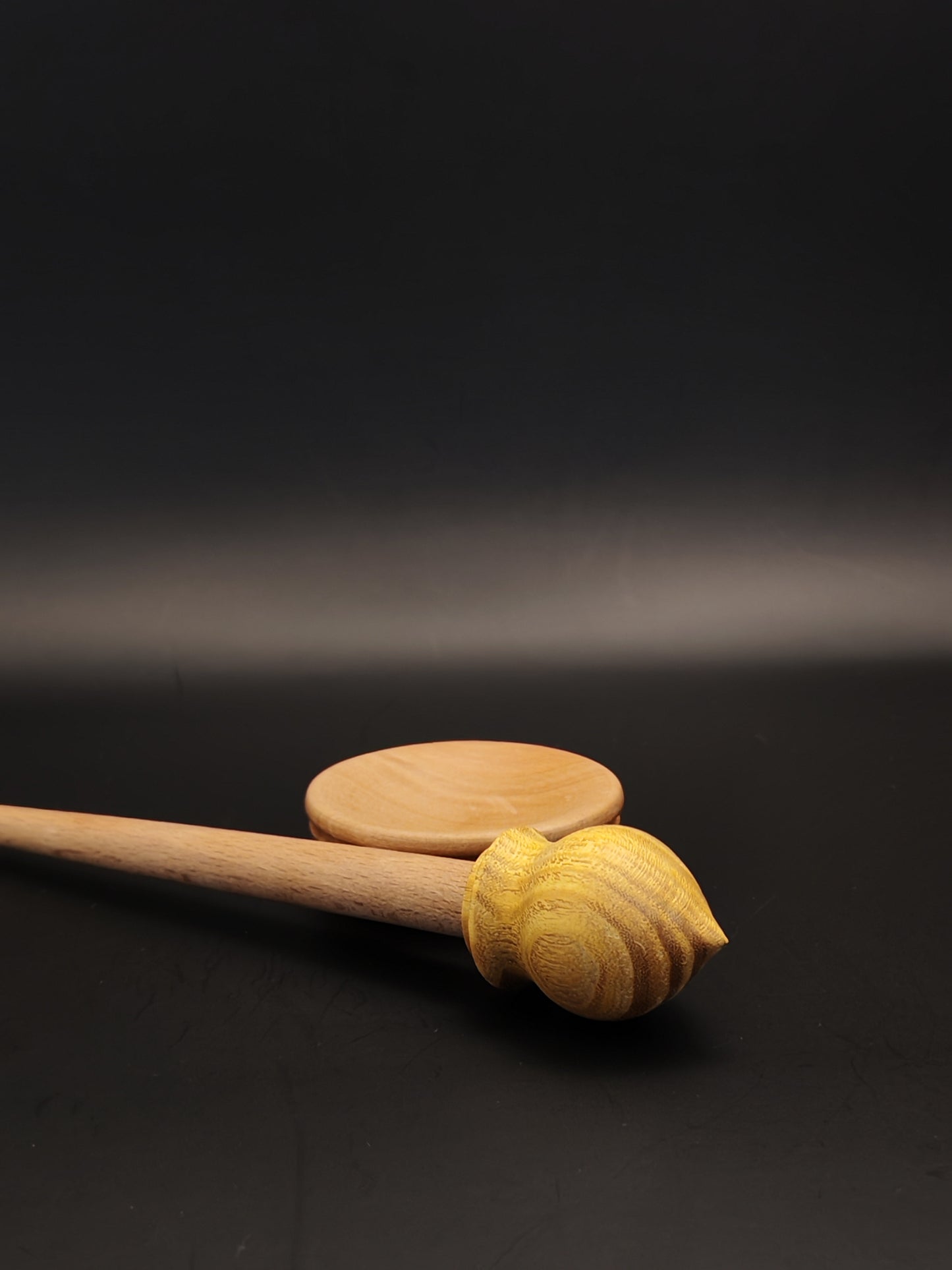 Support Spindle Set: Mulberry & Beech (22.5 cm / 8.86 inches, 17 g / 0.60 oz) with Pear Support Bowl