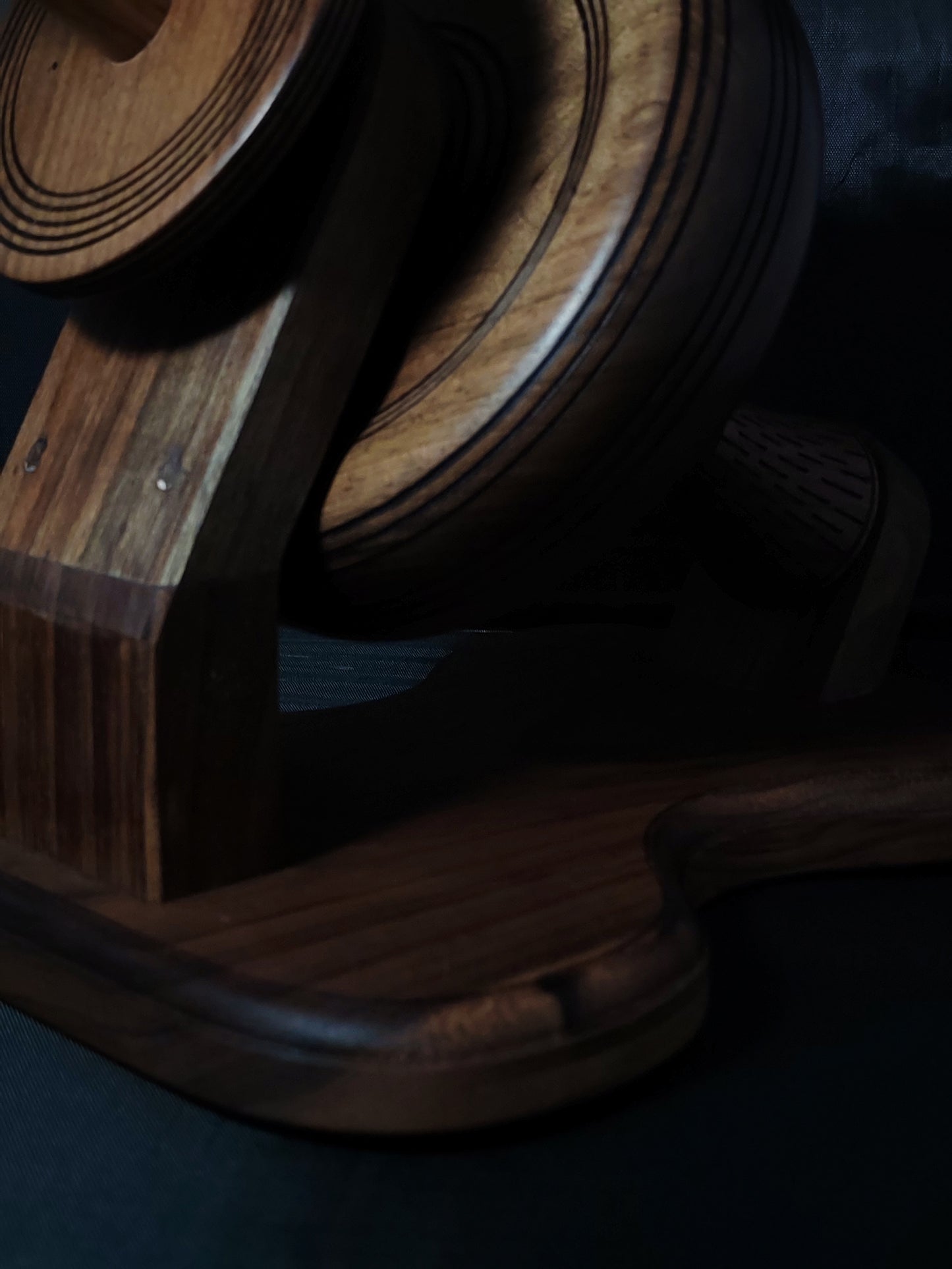 Walnut Kick Spindle – Removable Spindle & Bearing System