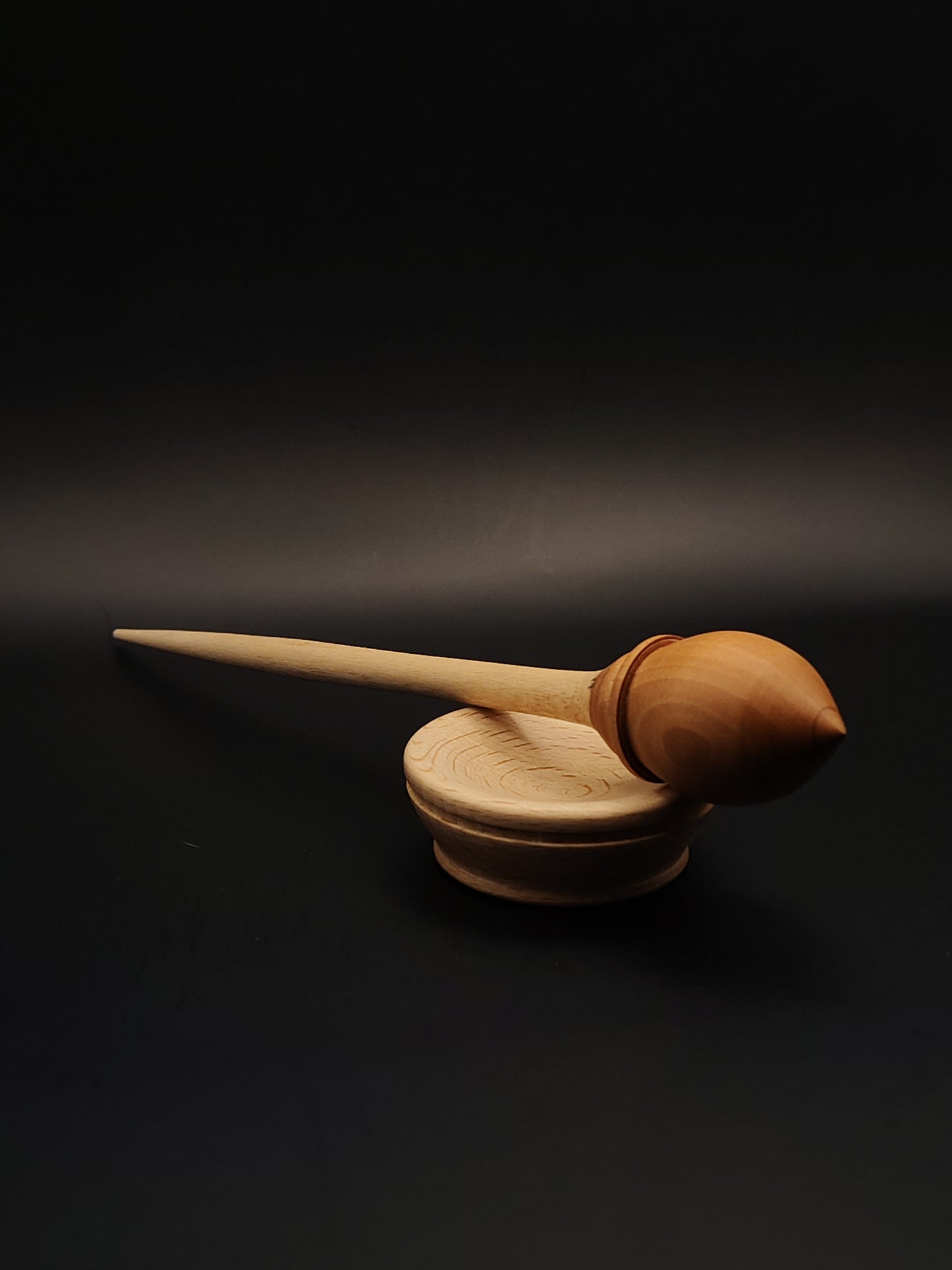 Support Spindle Set: Pear & Sycamore (21.5 cm / 8.46 inches, 17 g / 0.60 oz) with Beech Support Bowl