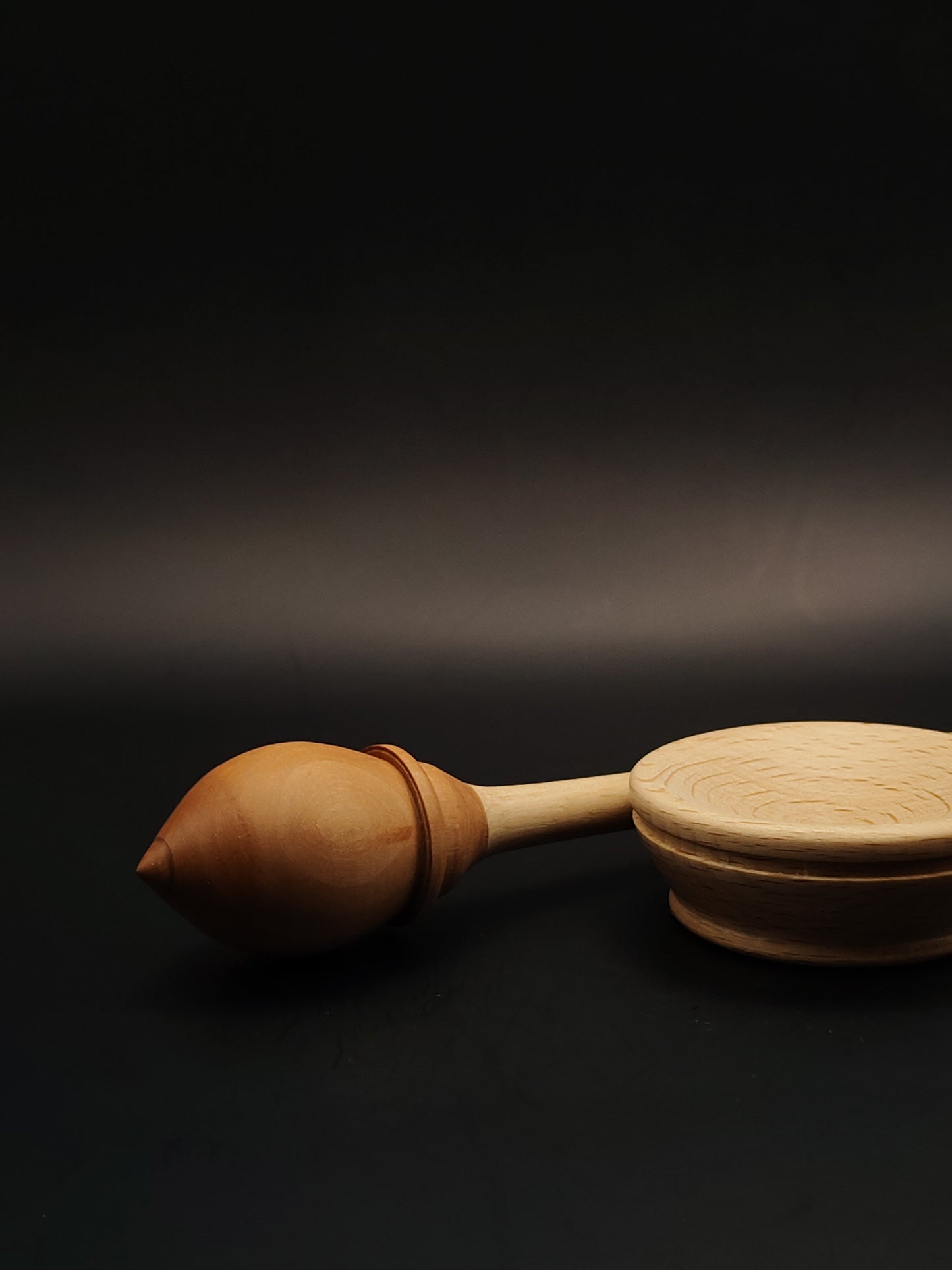 Support Spindle Set: Pear & Sycamore (21.5 cm / 8.46 inches, 17 g / 0.60 oz) with Beech Support Bowl