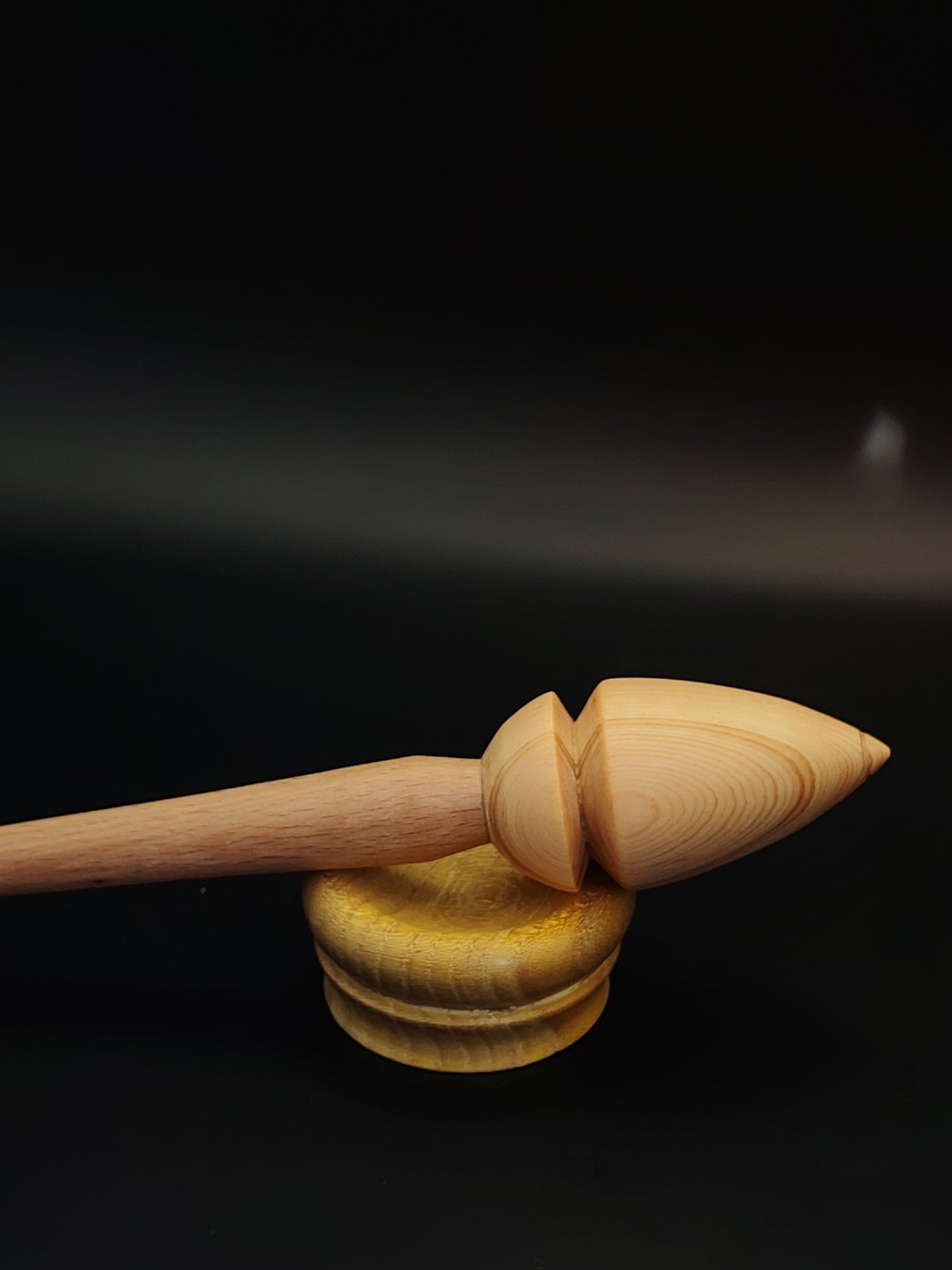 Support Spindle Set: Larch & Beech (27 cm / 10.63 inches, 31 g / 1.09 oz) with Beech Support Bowl