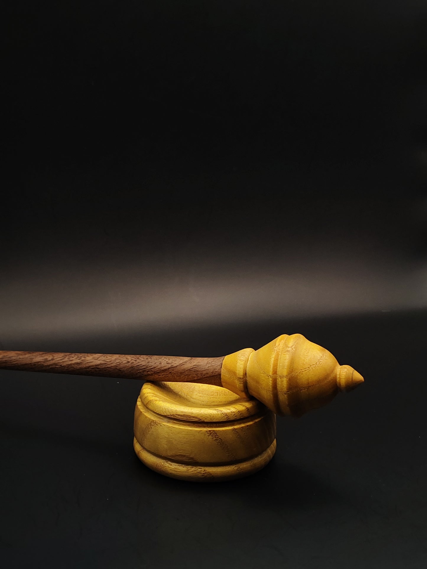 Support Spindle Set: Mulberry & Walnut (22.5 cm / 8.86 inches, 19 g / 0.67 oz) with Mulberry Support Bowl