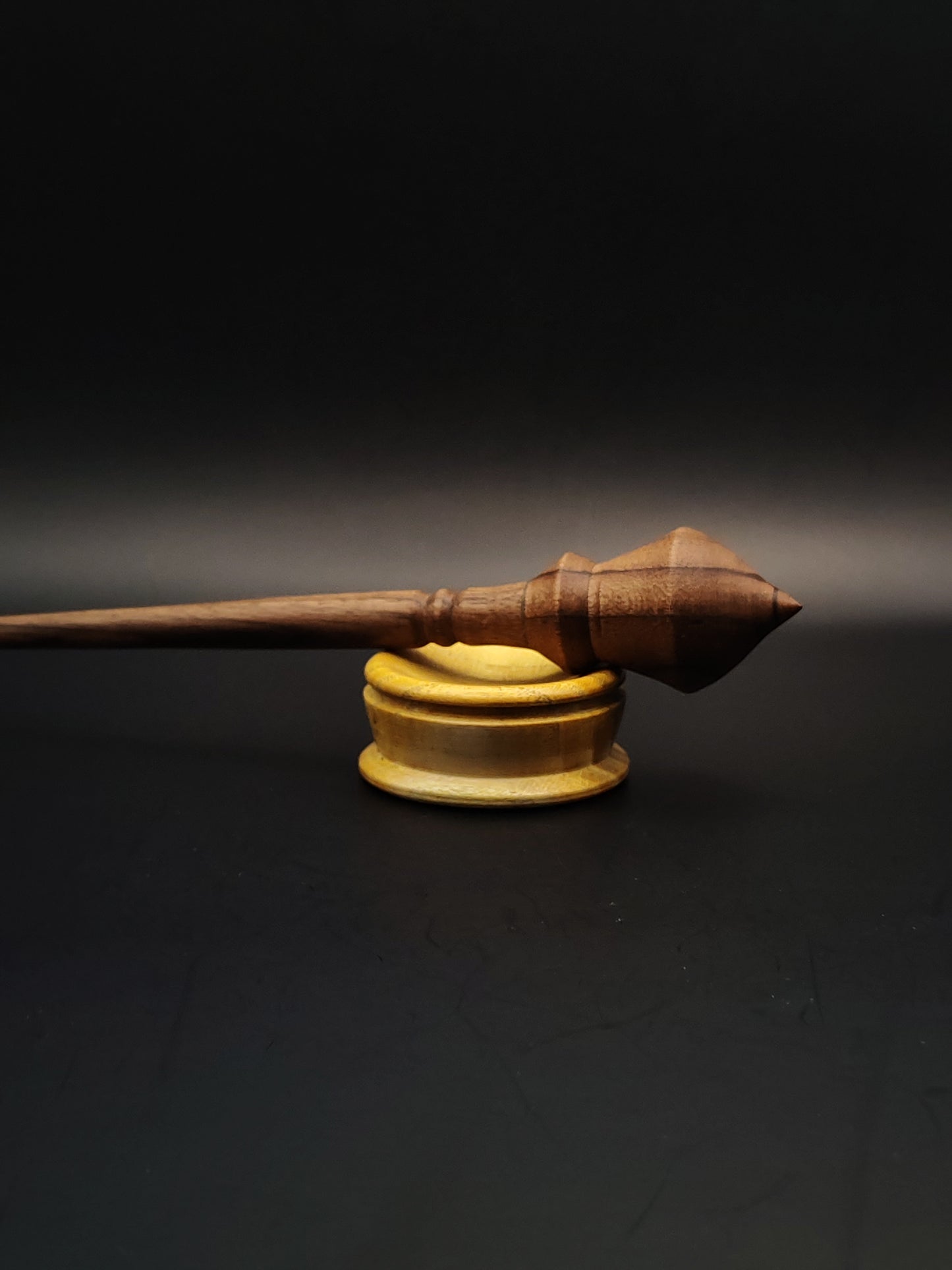 Support Spindle Set: Walnut Wood (23 cm / 22 g) with Mulberry Support Bowl