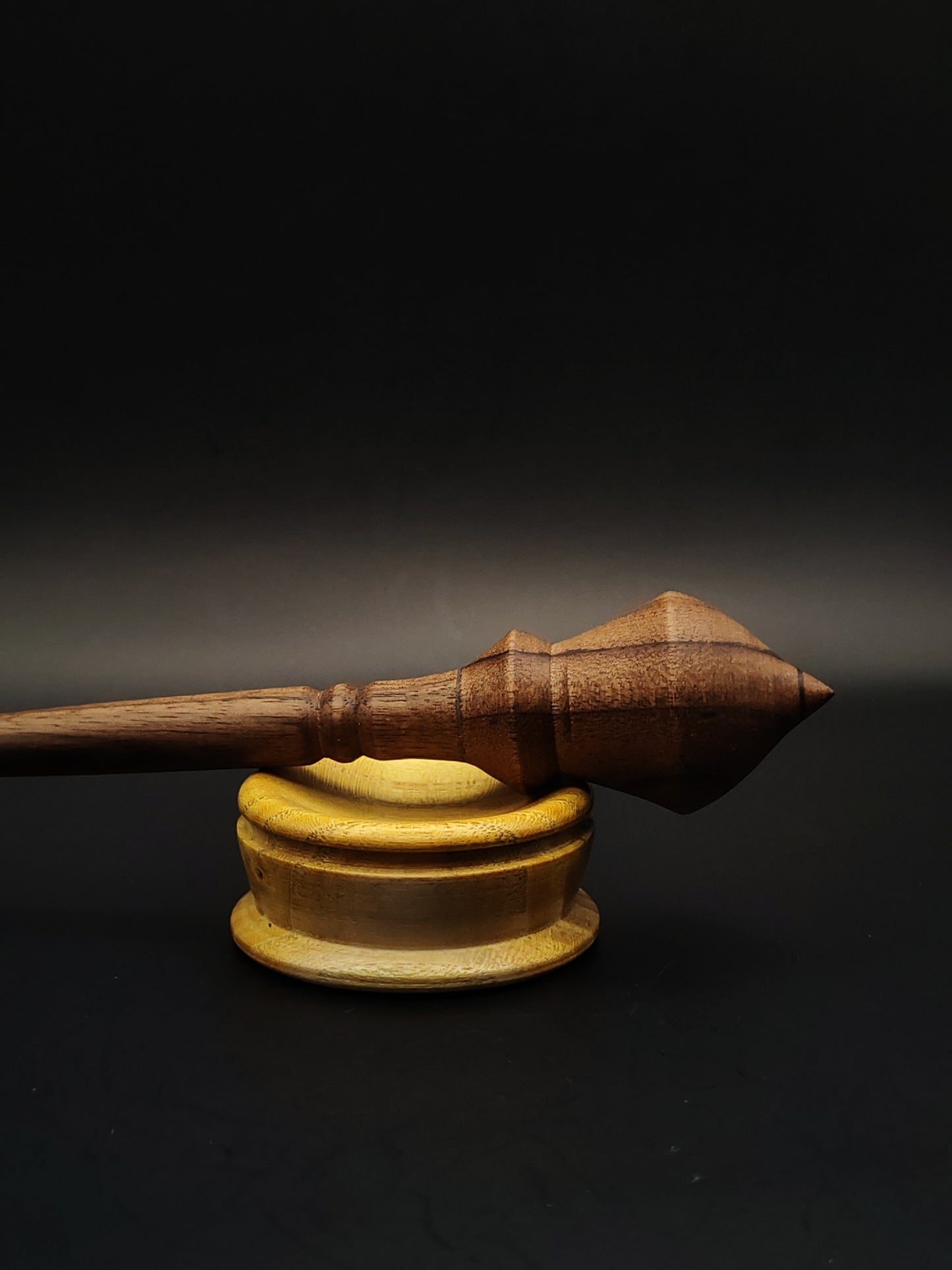 Support Spindle Set: Walnut Wood (23 cm / 22 g) with Mulberry Support Bowl