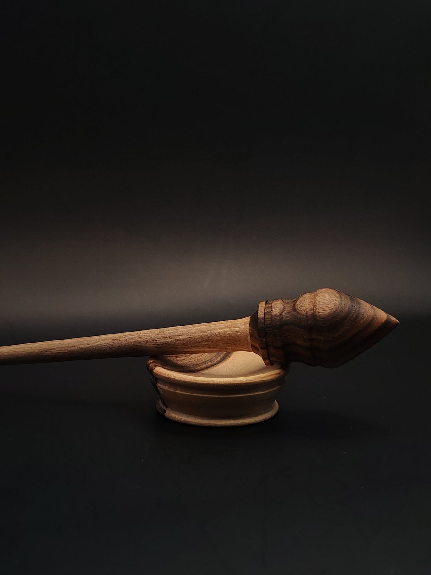 Support Spindle Set: Walnut (21.5 cm / 17 g) with Walnut Support Bowl