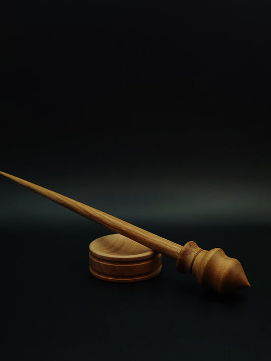 Support Spindle Set: Oak Wood (24.5 cm / 9.65 in • 23 g / 0.81 oz) with Pear Support Bowl