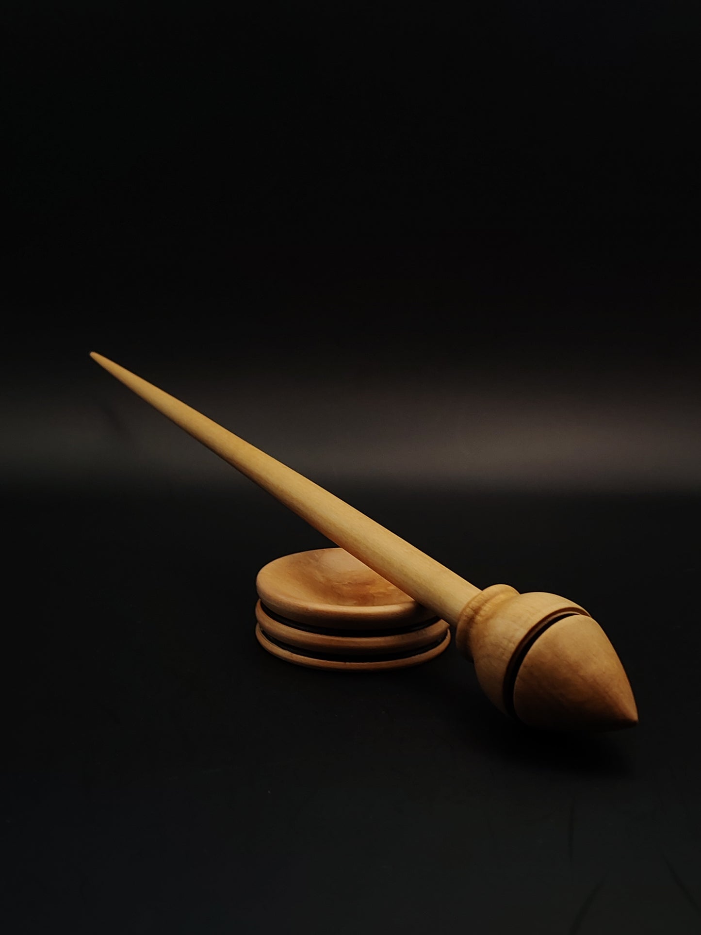 Pear Wood Support Spindle Set – 21g / 0.74oz, 26.5cm / 10.43in – With Matching Pear Support Bowl