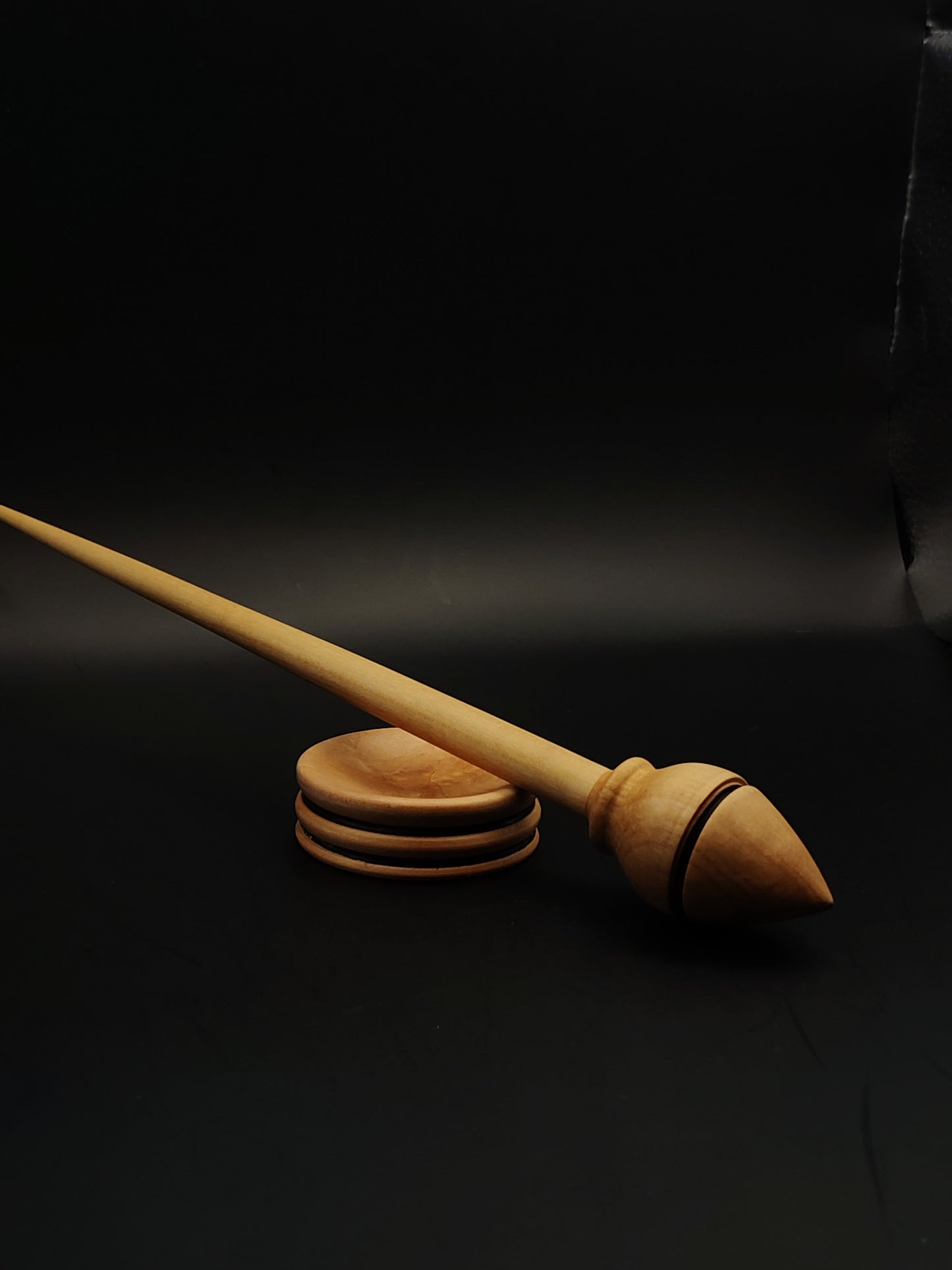 Pear Wood Support Spindle Set – 21g / 0.74oz, 26.5cm / 10.43in – With Matching Pear Support Bowl