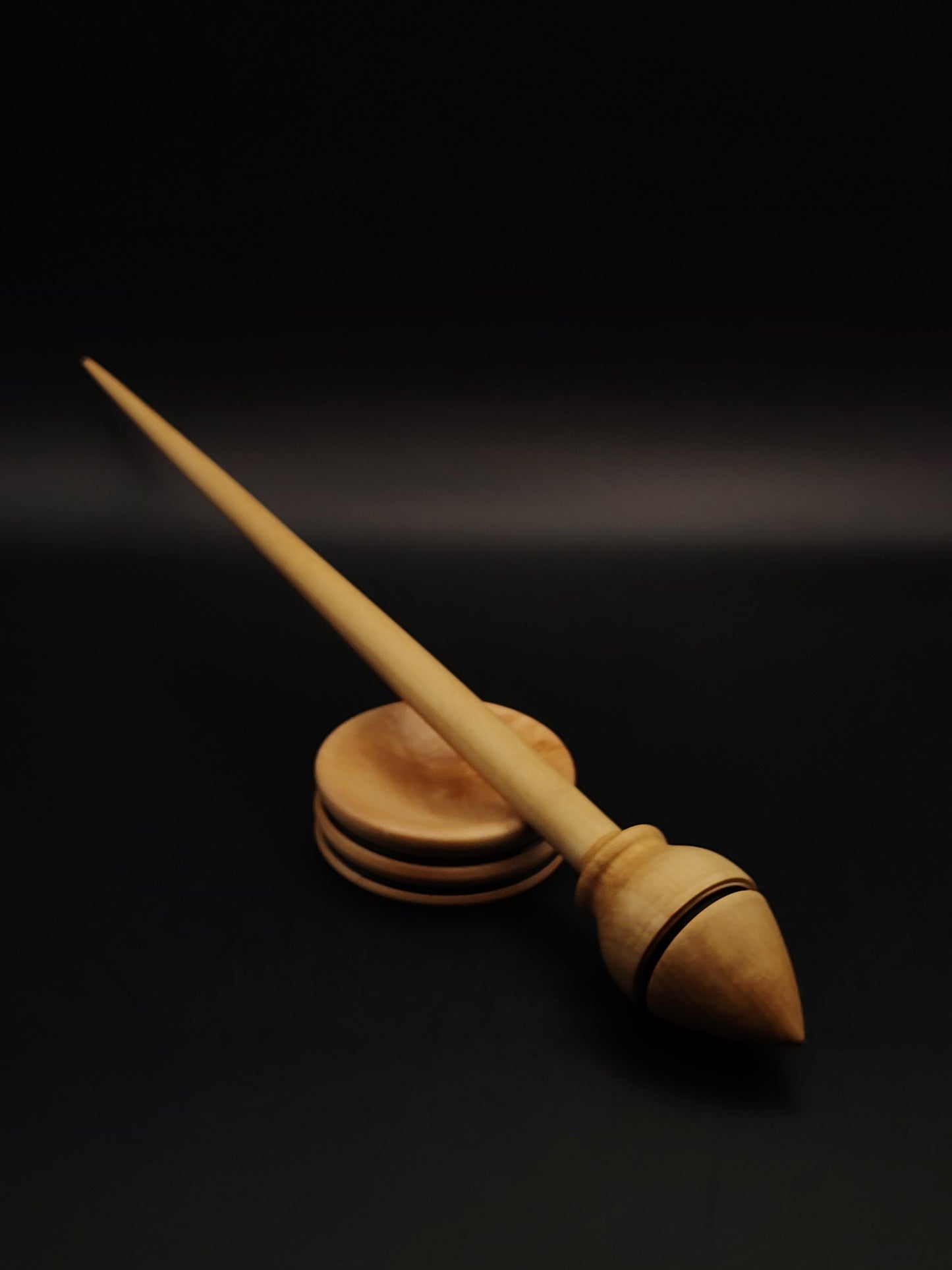 Pear Wood Support Spindle Set – 21g / 0.74oz, 26.5cm / 10.43in – With Matching Pear Support Bowl