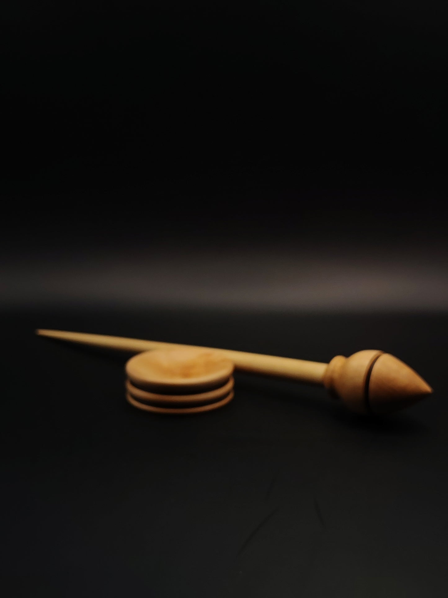 Pear Wood Support Spindle Set – 21g / 0.74oz, 26.5cm / 10.43in – With Matching Pear Support Bowl