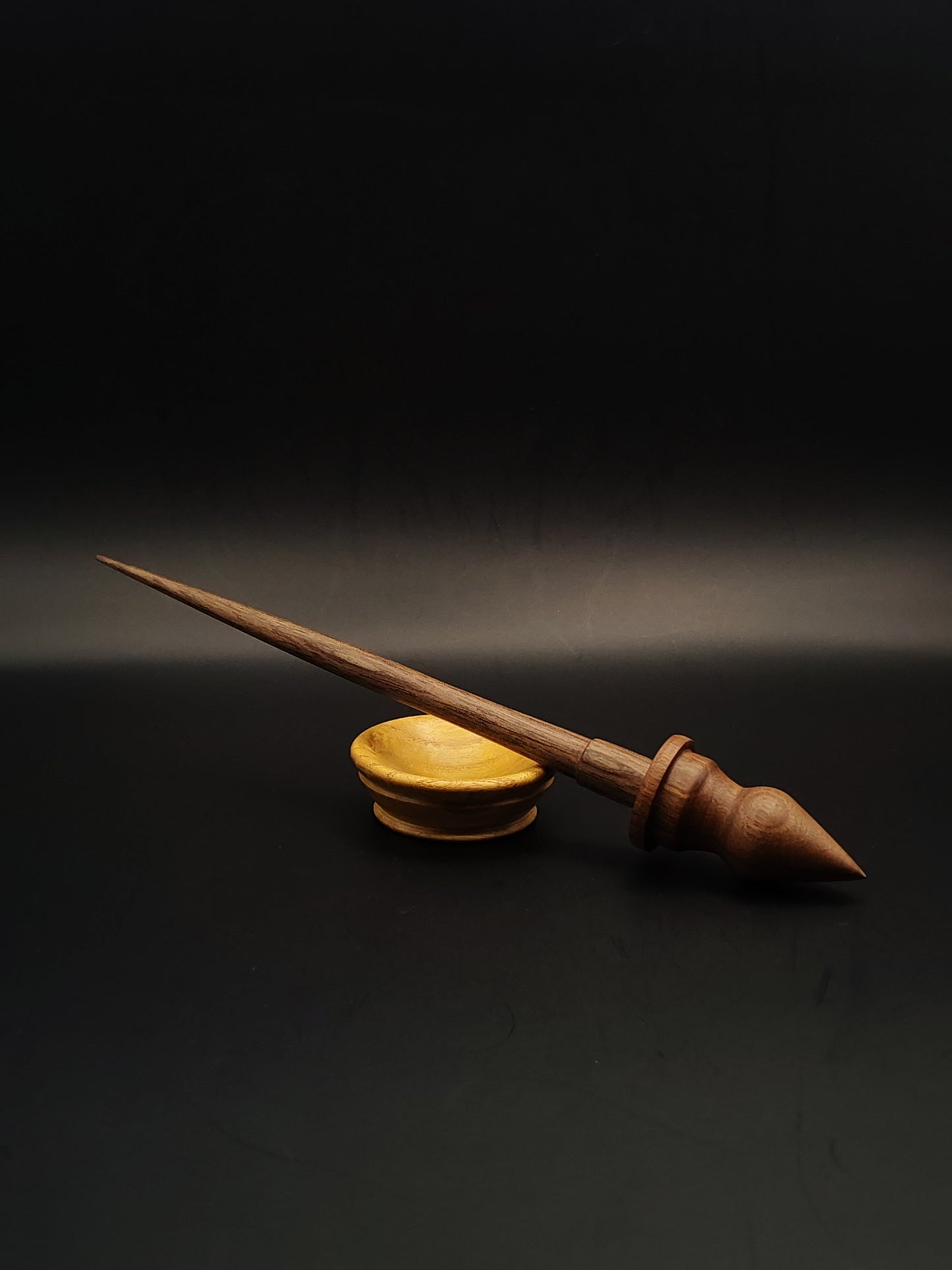 Support Spindle Set: Walnut (23.5 cm / 9.25 in, 19 g / 0.67 oz) with Mulberry Support Bowl