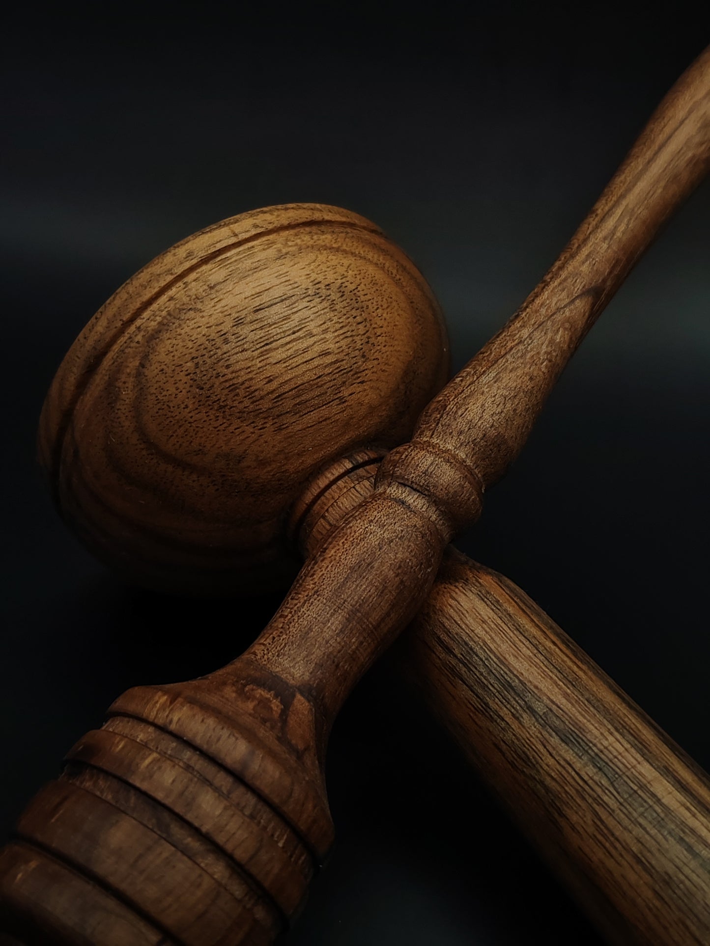 Walnut Support Spindle Set – 31g / 1.09oz, 26cm / 10.23in – With Walnut Lap Support Bowl | Heavyweight Spindle for Long Supported Spins | Kravelli Spindles