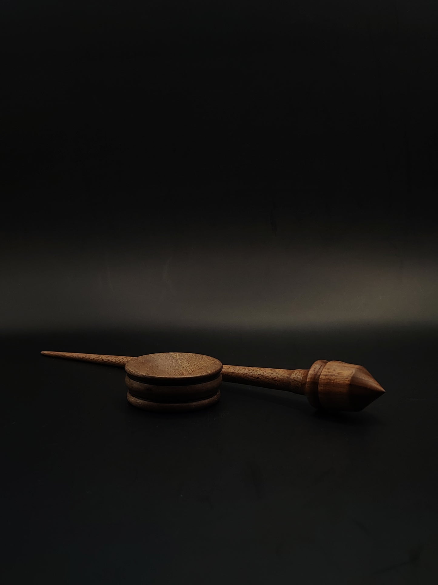 Support Spindle Set: Walnut (23 cm / 9.06 in, 13 g / 0.46 oz) with Walnut Support Bowl