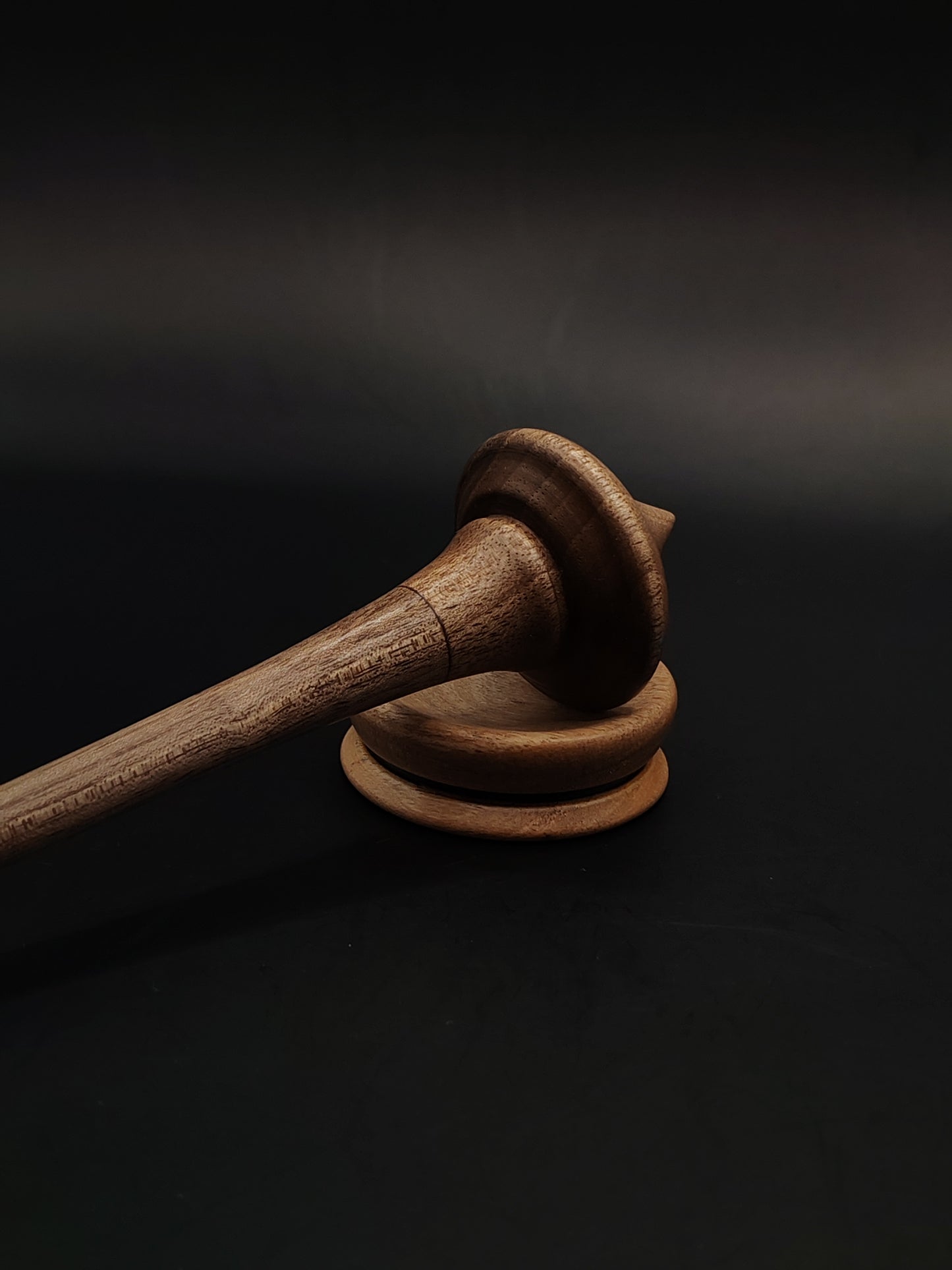 Support Spindle Set: Walnut (20.5 cm / 8.07 in, 19 g / 0.67 oz) with Grey Walnut Support Bowl