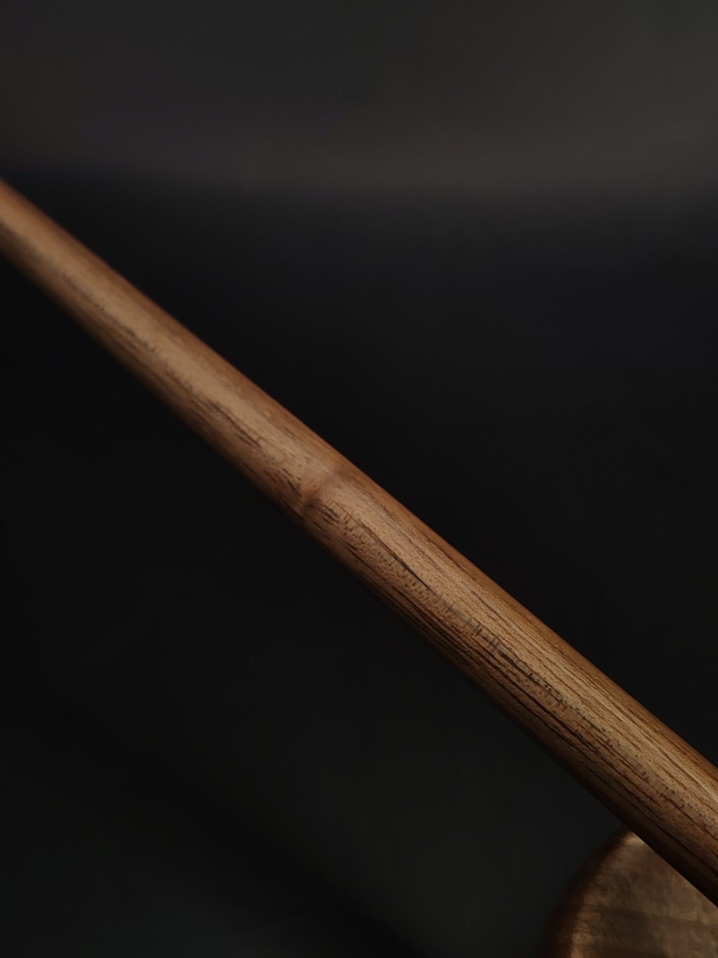 Support Spindle for Yarn Spinning – Walnut Wood Set with Bowl | 27.5 cm (24 g) | Handcrafted by Kravelli