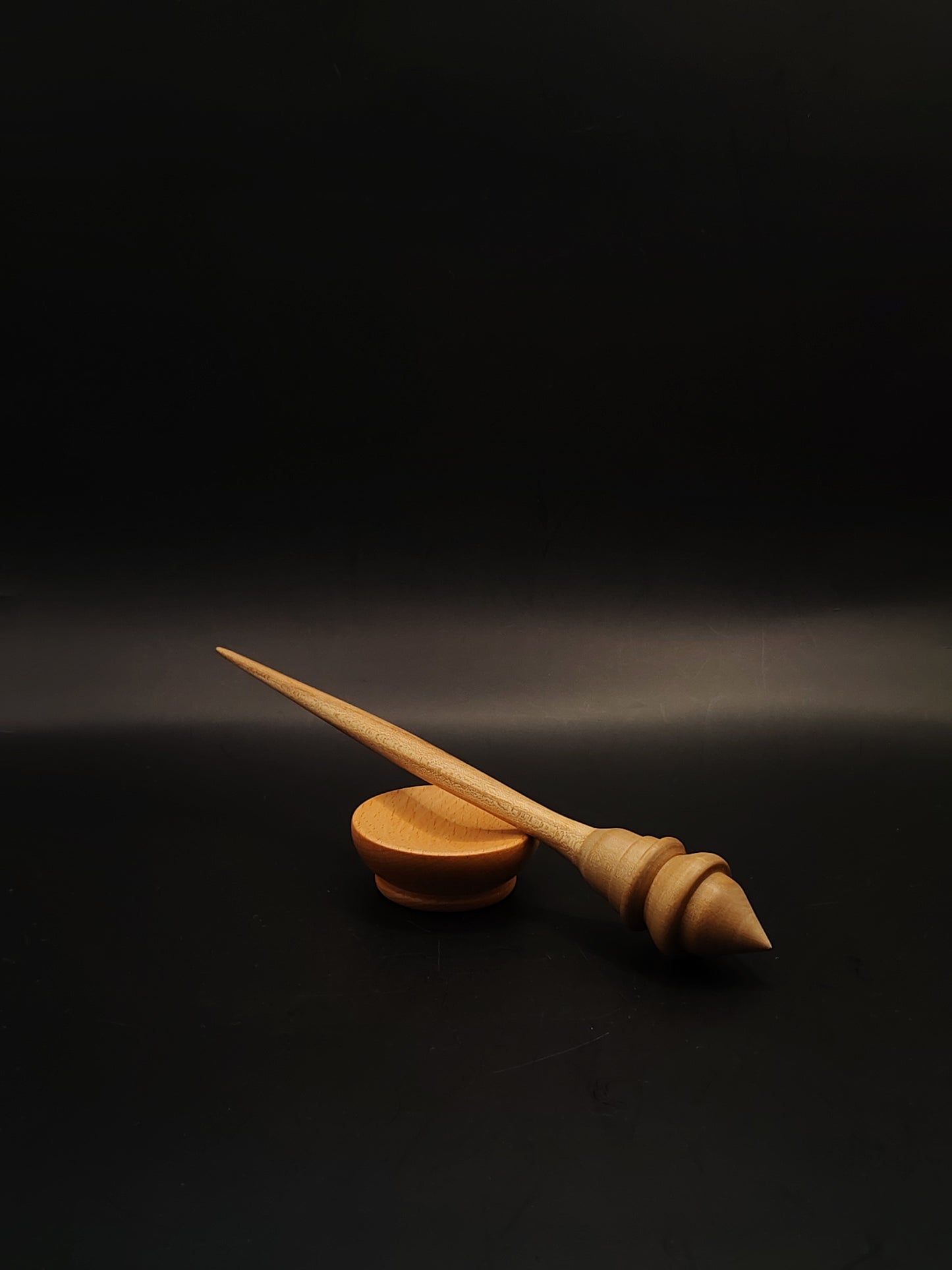 Support Spindle Set 18g 0.63oz 21cm 8.3in Sycamore Shaft Grey Walnut Whorl Beech Bowl