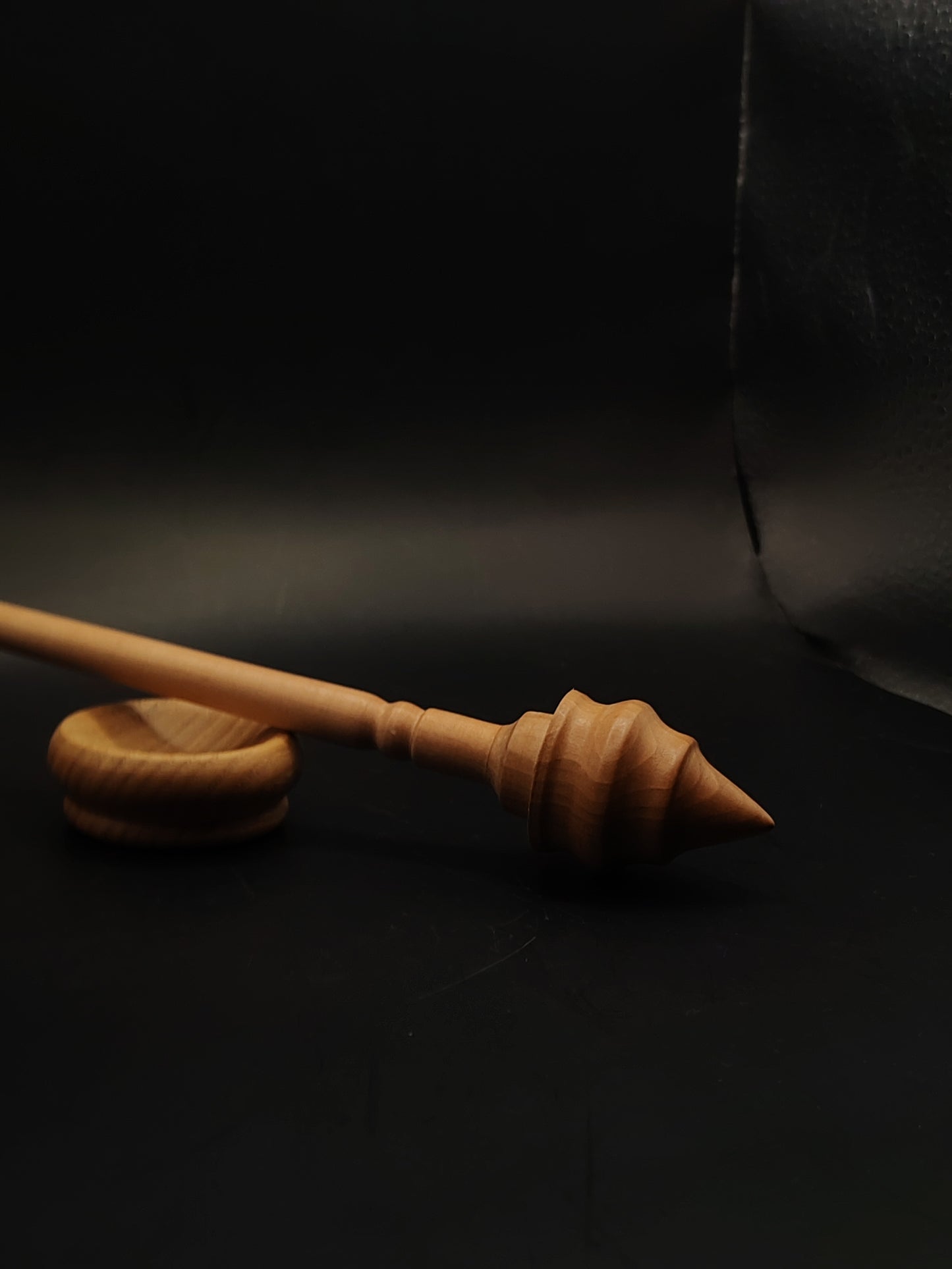 Support Spindle Set 25g 0.88oz 26.5cm 10.43in Pear Wood Oak Bowl