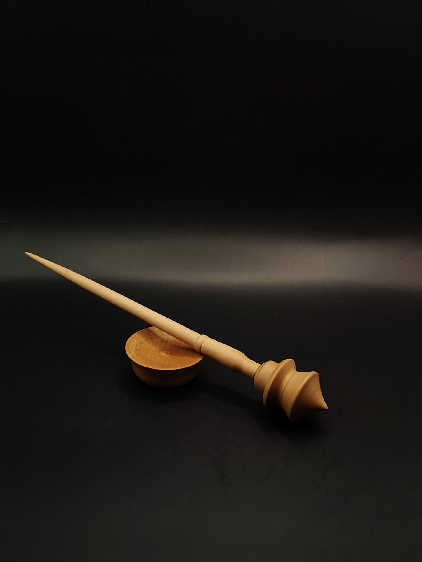 Support Spindle Set 26g 0.92oz 26.5cm 10.43in Apple Shaft Pear Whorl Pear Bowl
