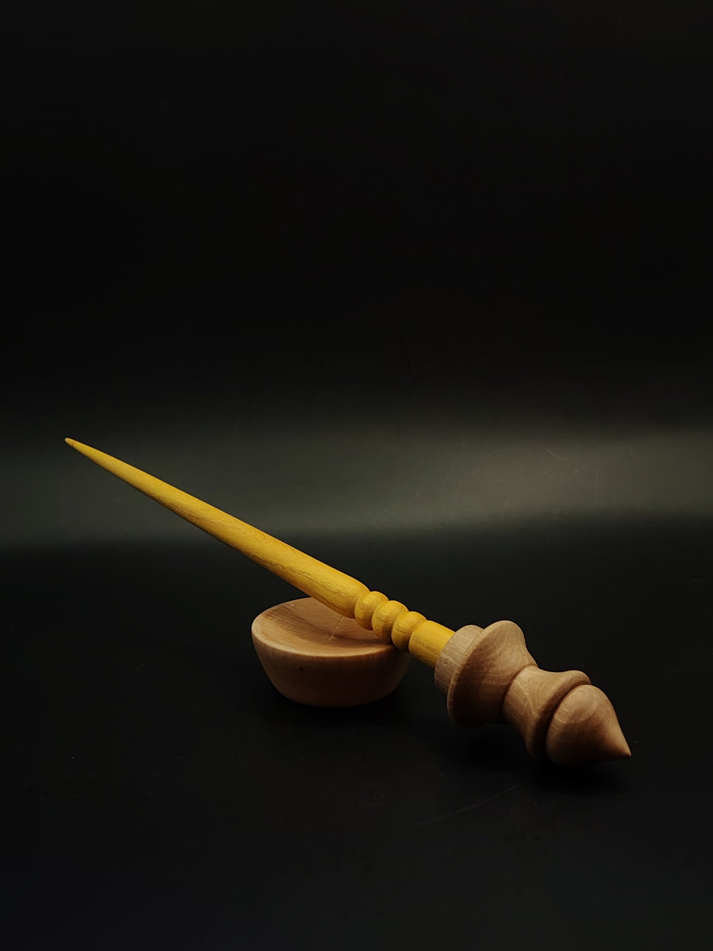 Support Spindle Set 25g 0.88oz 25cm 9.84in Mulberry Shaft Walnut Whorl Pear Bowl