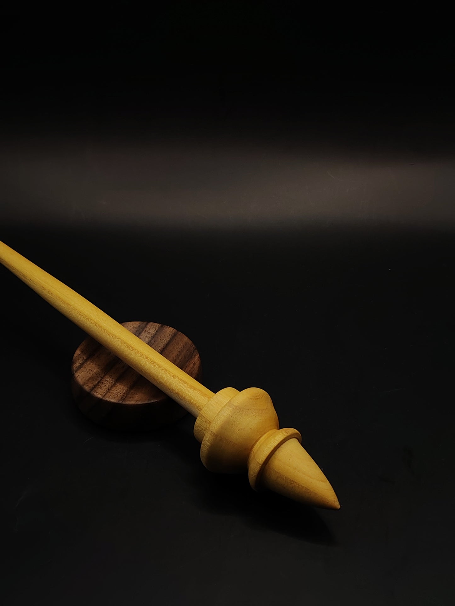 Support Spindle Set 29g 1.02oz 25.5cm 10.04in Mulberry Wood Walnut Bowl