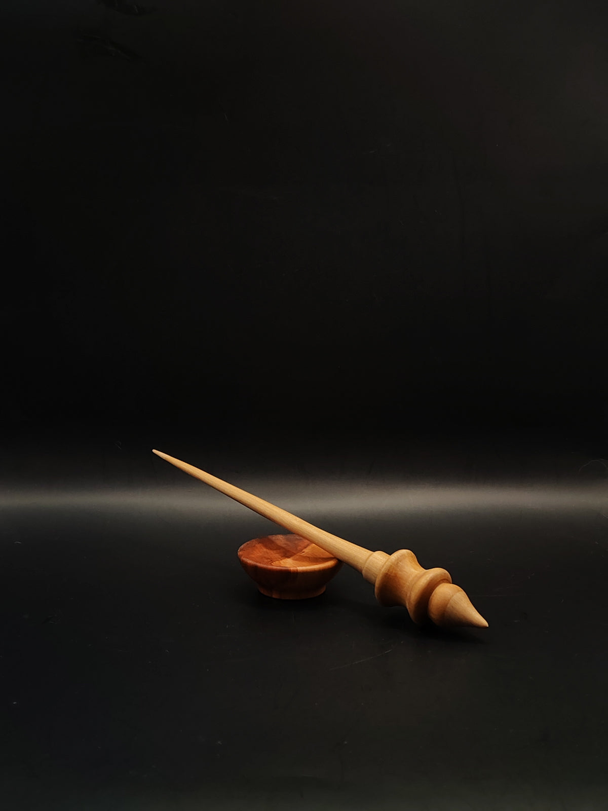 Pear Support Spindle Set with Plum Bowl – 18g