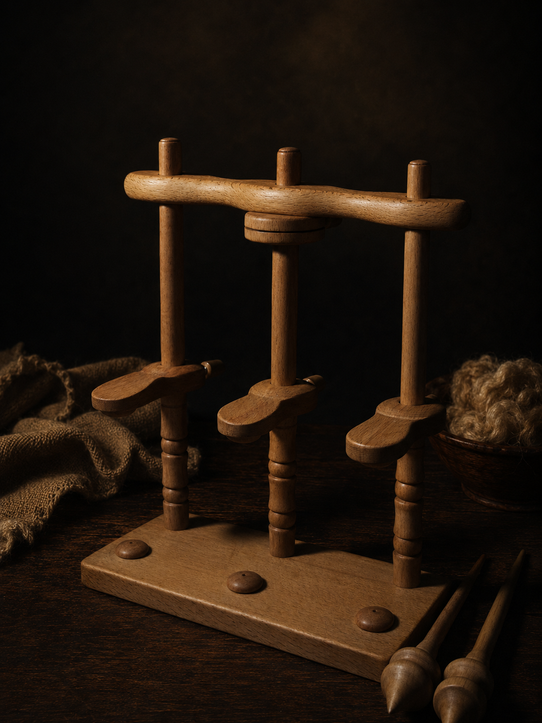 Lazy Anna (Plying tool for Support Spindles)