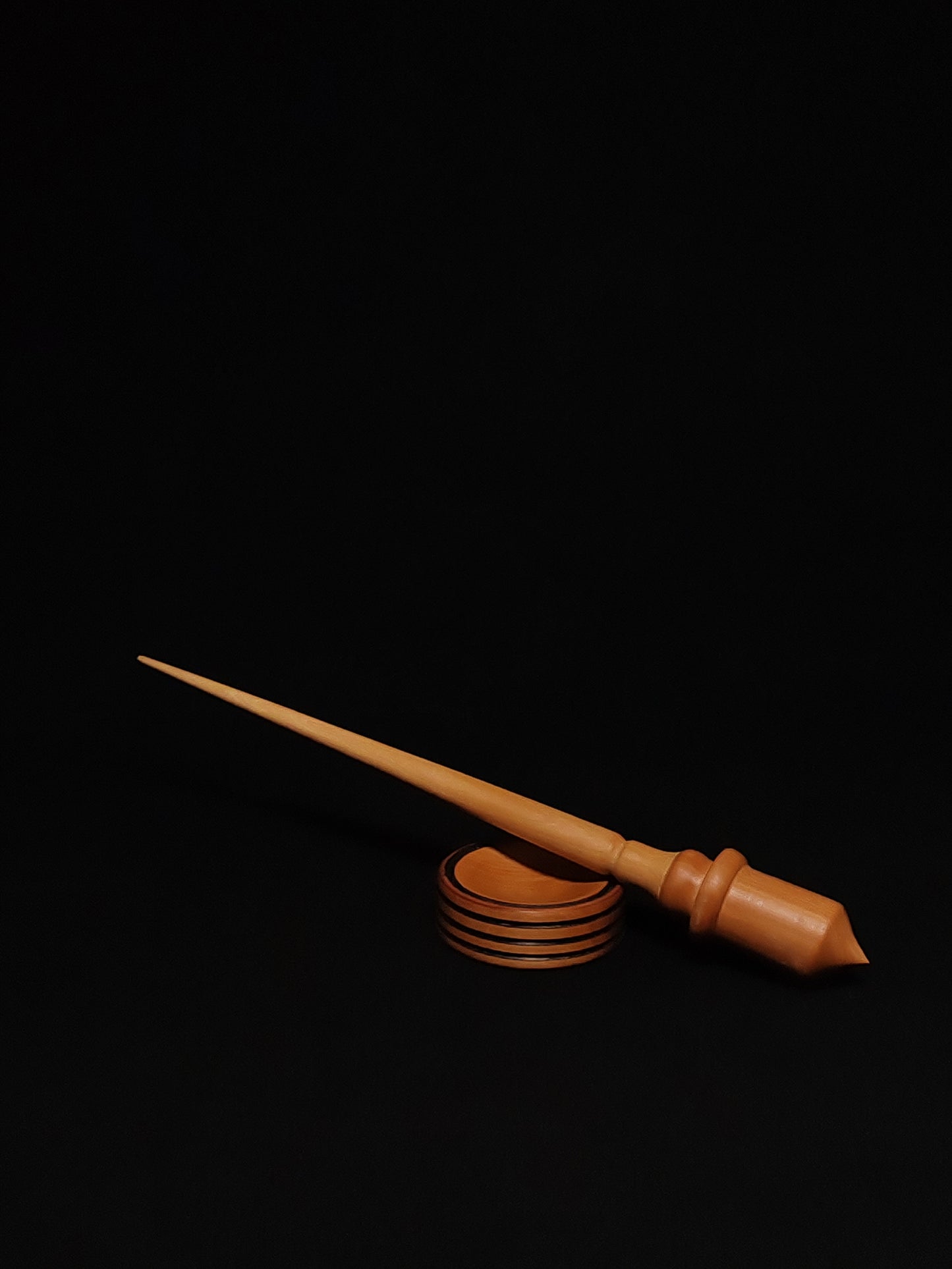 Support Spindle Set: Sycamore Shaft & Pear Whorl (26 cm / 10.24 inches, 24 g / 0.85 oz)