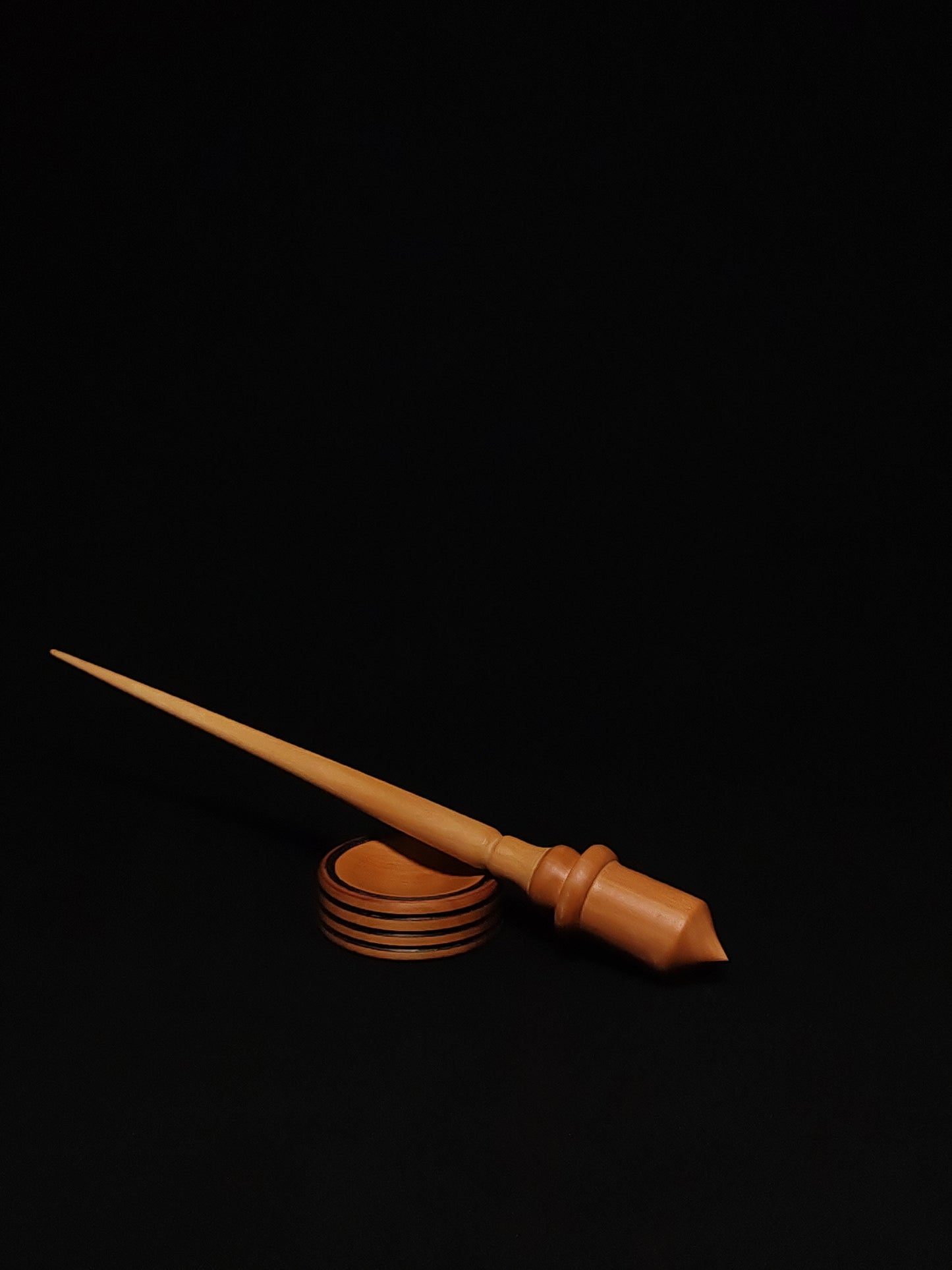 Support Spindle Set: Sycamore Shaft & Pear Whorl (26 cm / 10.24 inches, 24 g / 0.85 oz)