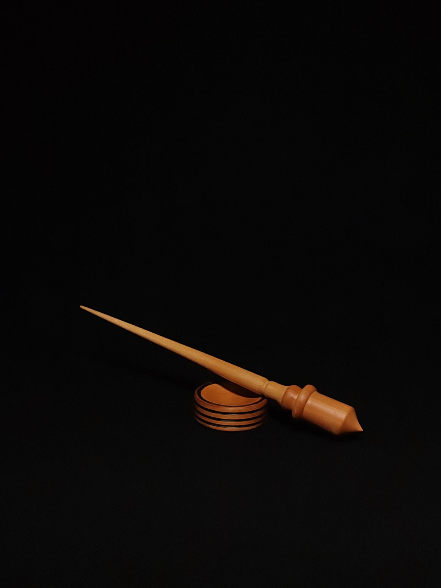 Support Spindle Set: Sycamore Shaft & Pear Whorl (26 cm / 10.24 inches, 24 g / 0.85 oz)