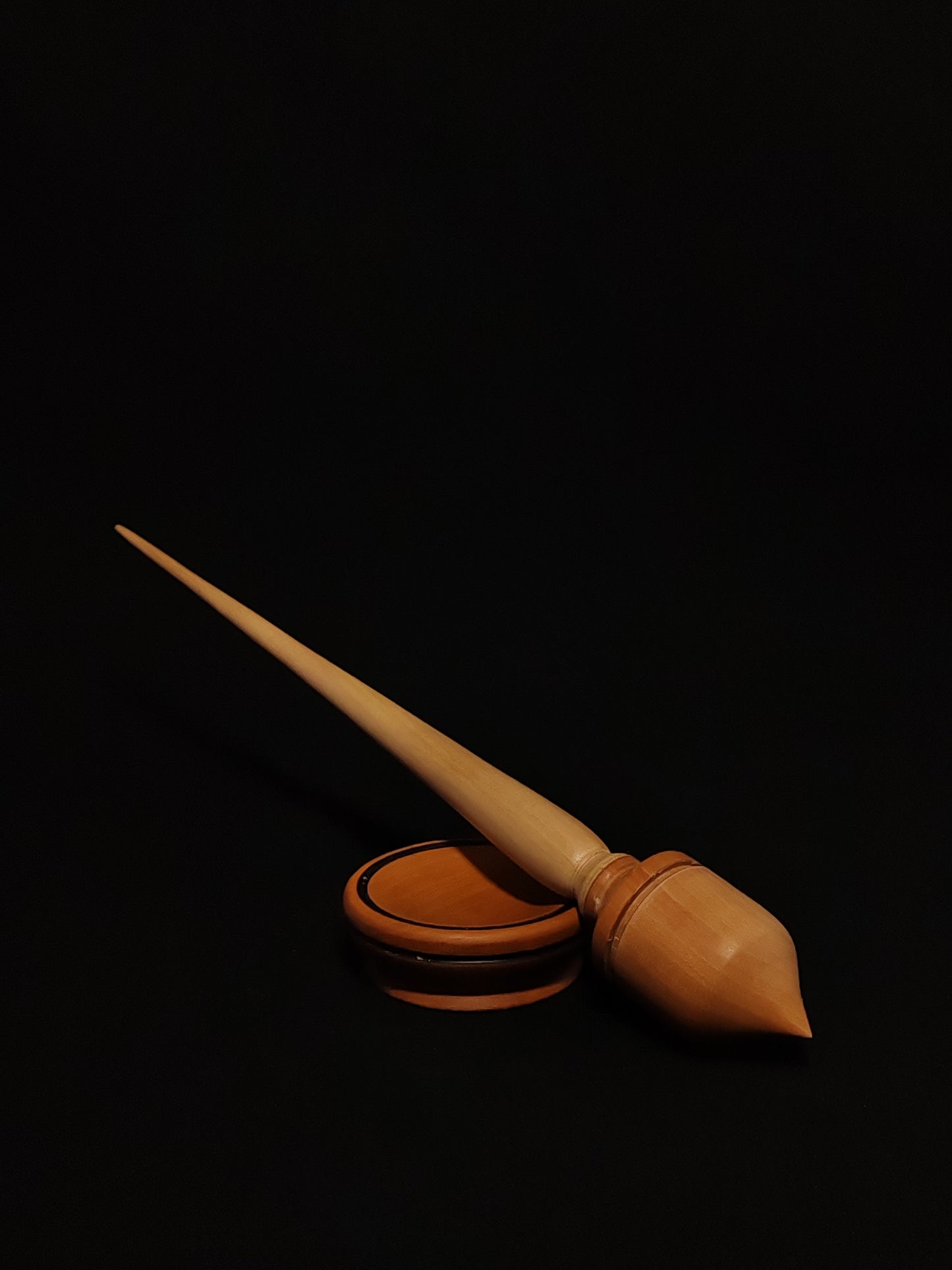 Support Spindle Set: Sycamore and Pear (26 cm / 10.24 inches, 25 g / 0.88 oz) with Pear Support Bowl