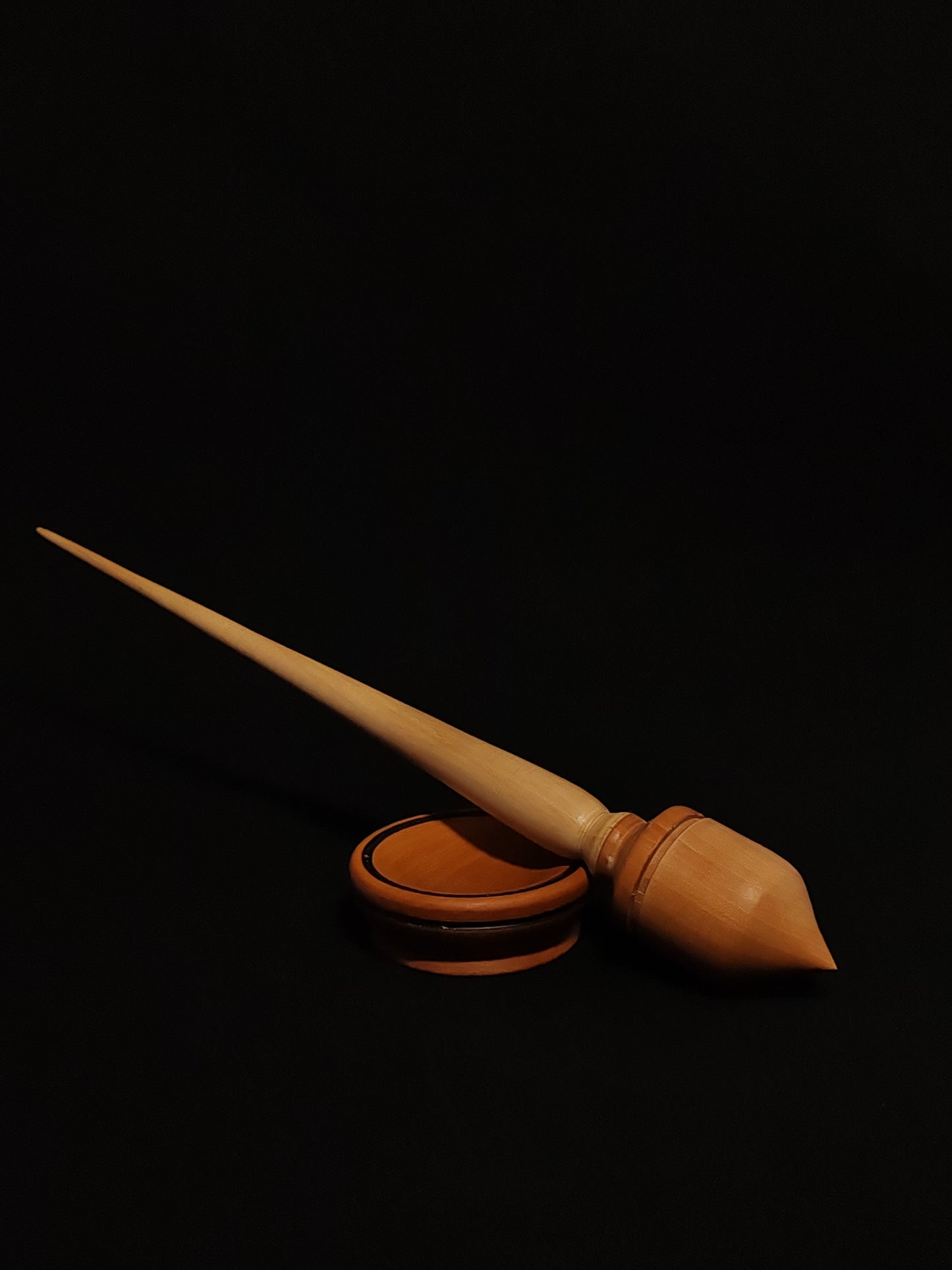 Support Spindle Set: Sycamore and Pear (26 cm / 10.24 inches, 25 g / 0.88 oz) with Pear Support Bowl