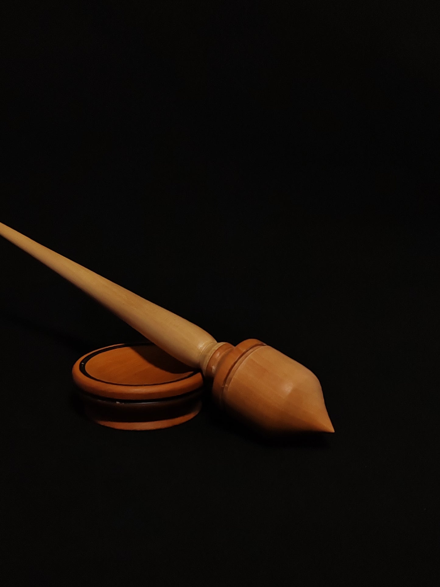 Support Spindle Set: Sycamore and Pear (26 cm / 10.24 inches, 25 g / 0.88 oz) with Pear Support Bowl