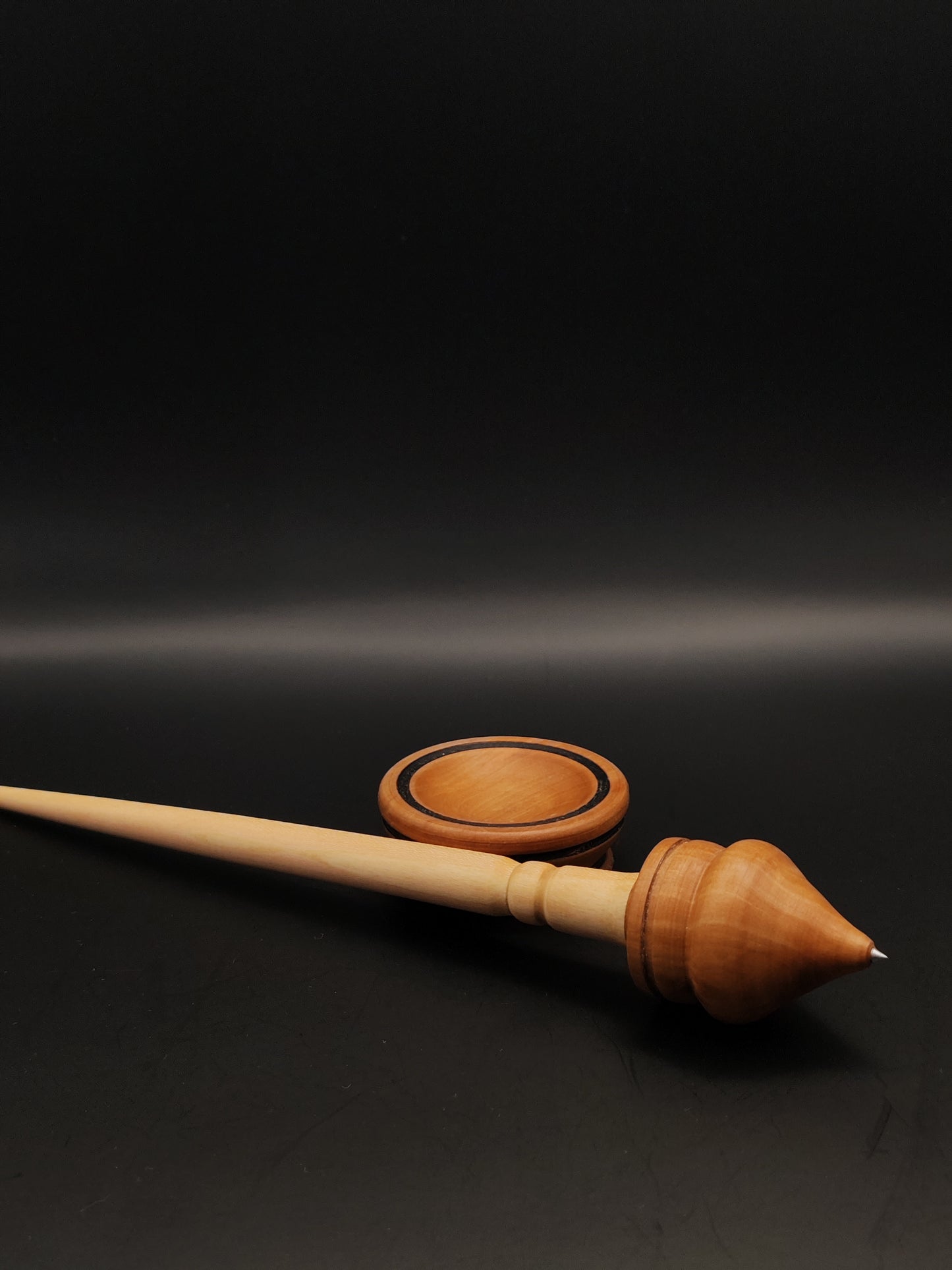 Support Spindle Set: Sycamore and Pear (25 cm / 9.84 inches, 28 g / 0.99 oz) with Pear Support Bowl