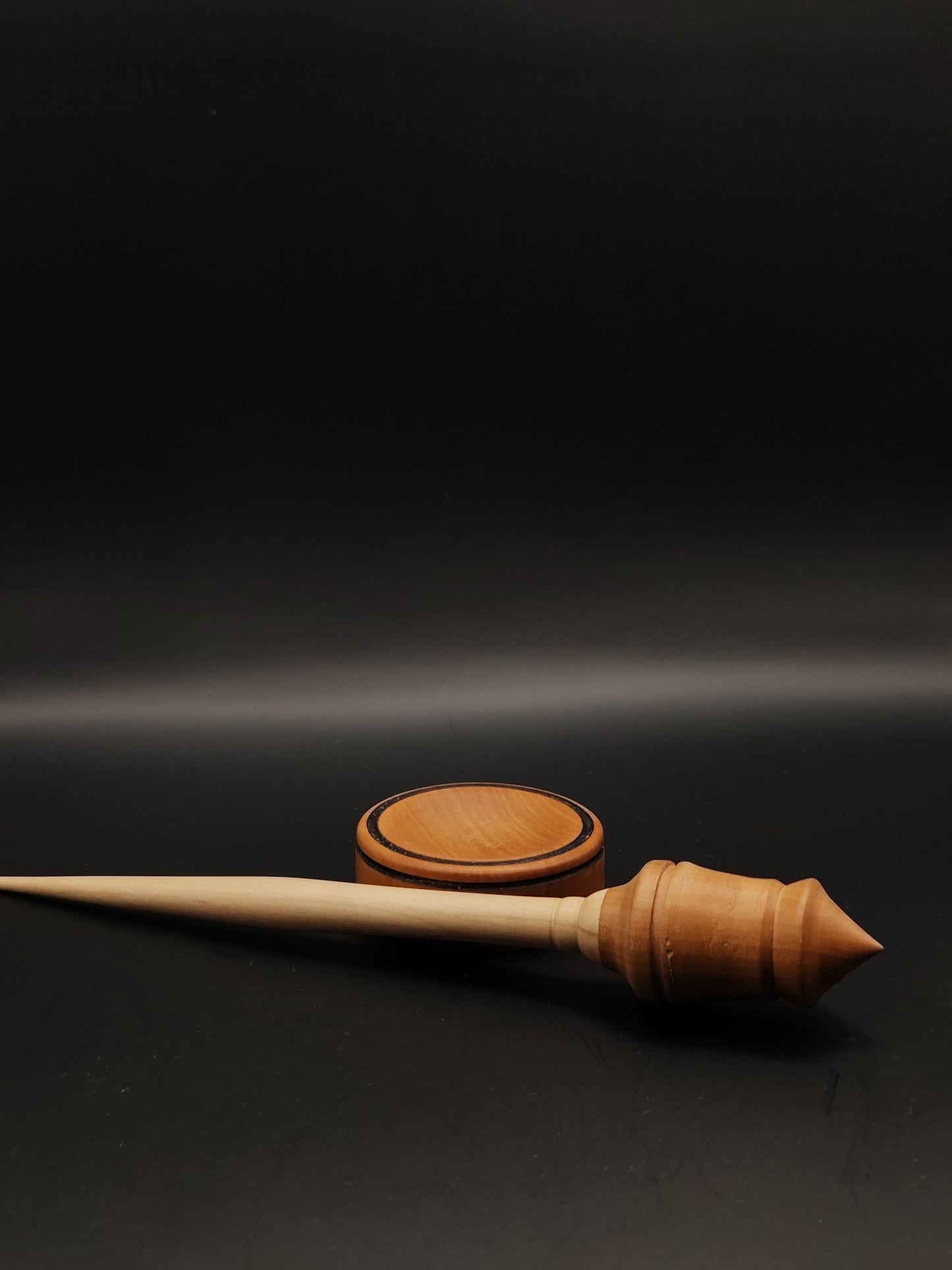 Support Spindle Set: Oak and Pear (22 cm / 8.66 inches, 21 g / 0.74 oz) with Pear Support Bowl