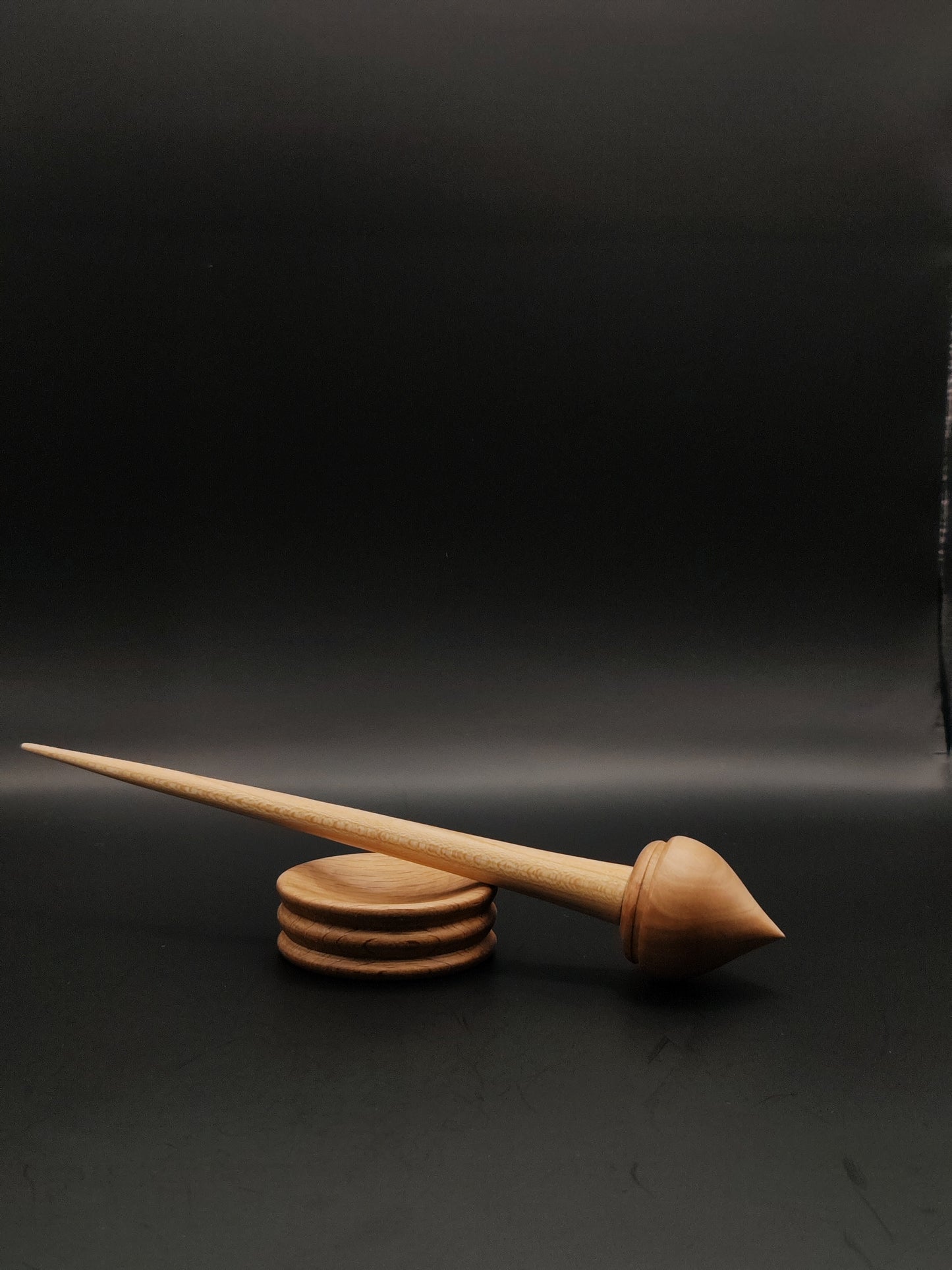 Support Spindle Set: Oak and Beech (22 cm / 8.66 inches, 21 g / 0.74 oz) with Beech Support Bowl