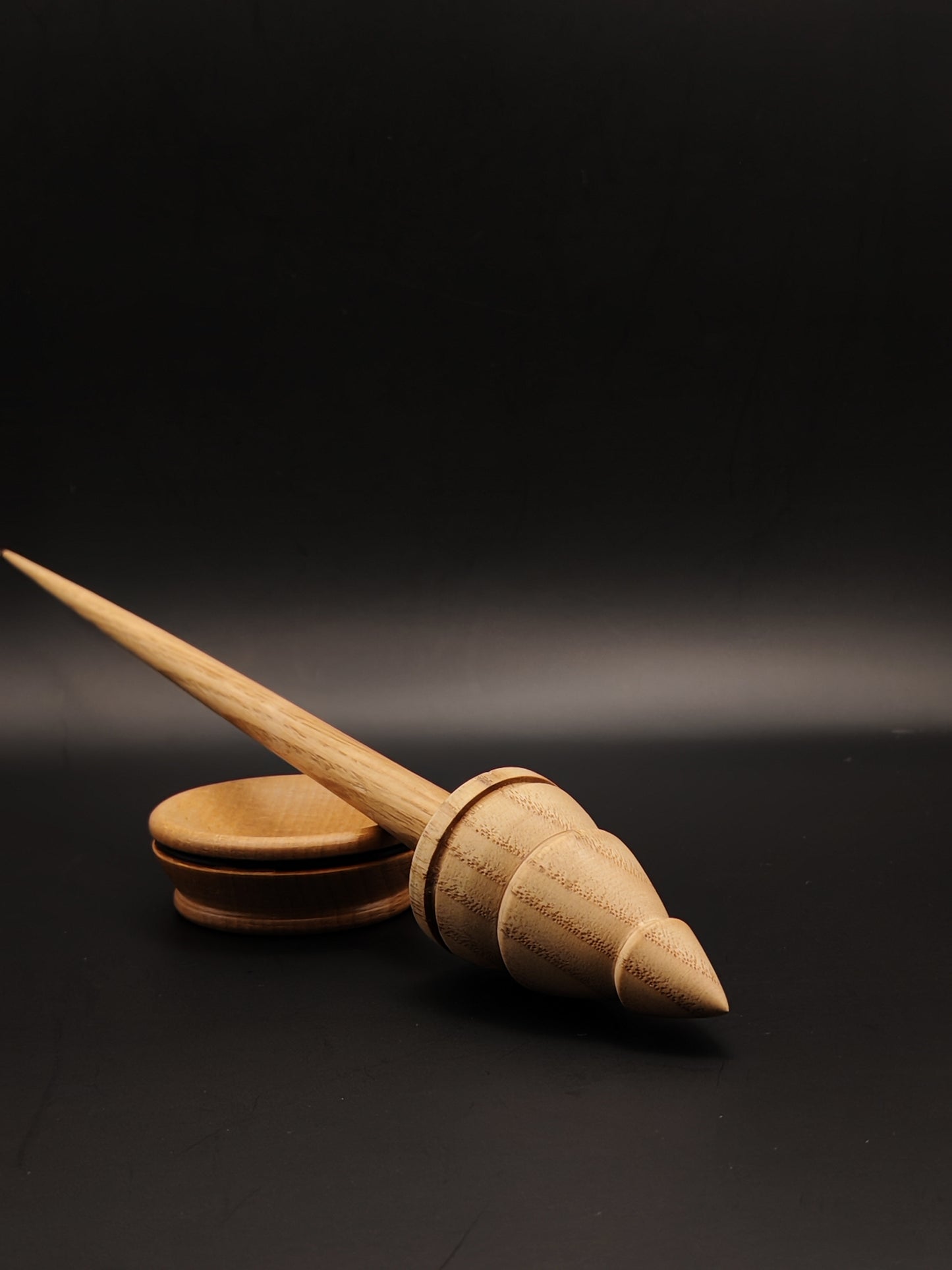 Support Spindle Set: Chestnut & Oak (26 cm / 10.24 in, 27 g / 0.95 oz) with Beech Support Bowl