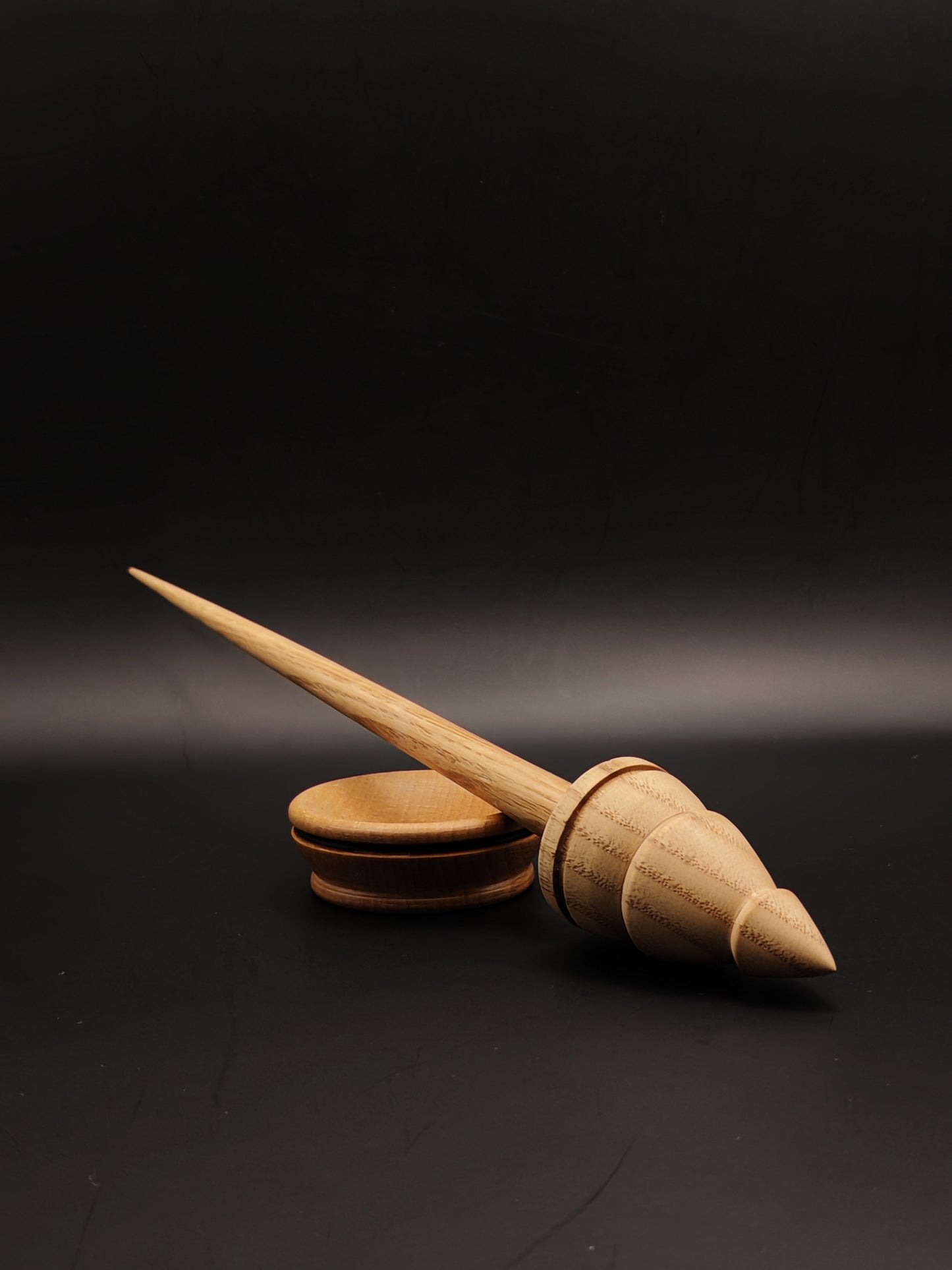 Support Spindle Set: Chestnut & Oak (26 cm / 10.24 in, 27 g / 0.95 oz) with Beech Support Bowl