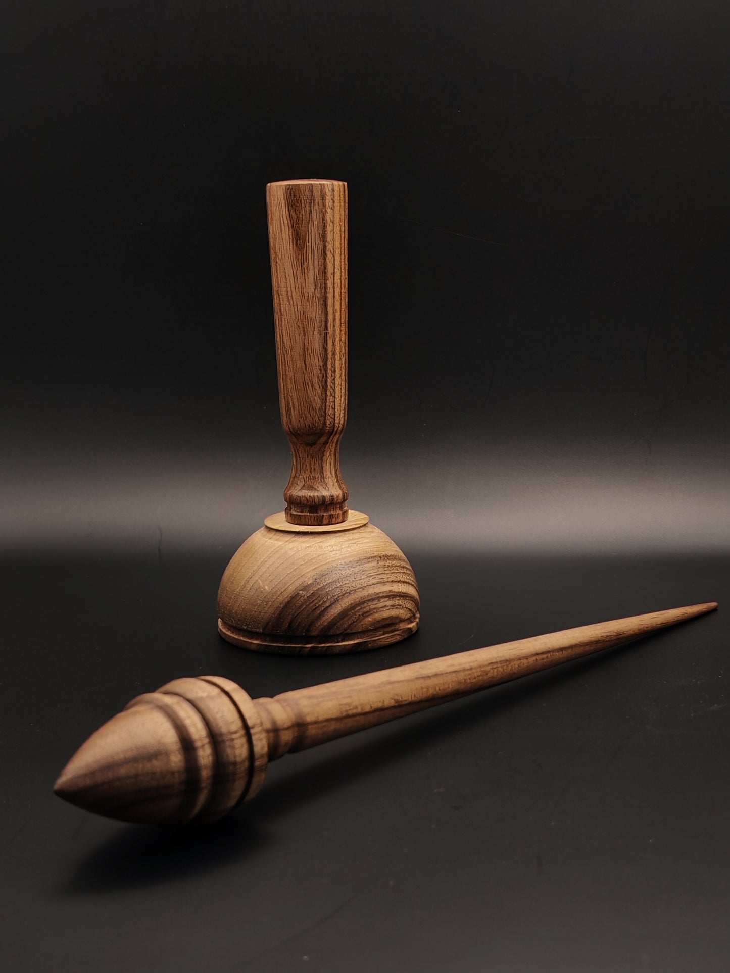 Support Spindle Set: Walnut (26 cm / 28 g) with Walnut Lap Support Bowl