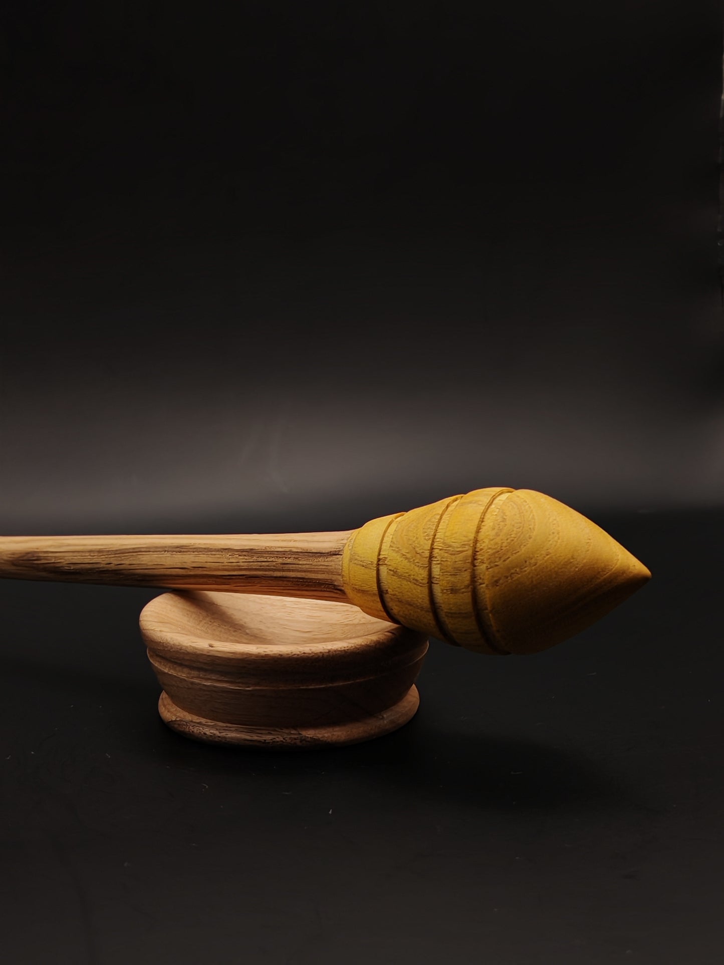 Chestnut & Mulberry Support Spindle with Walnut Bowl