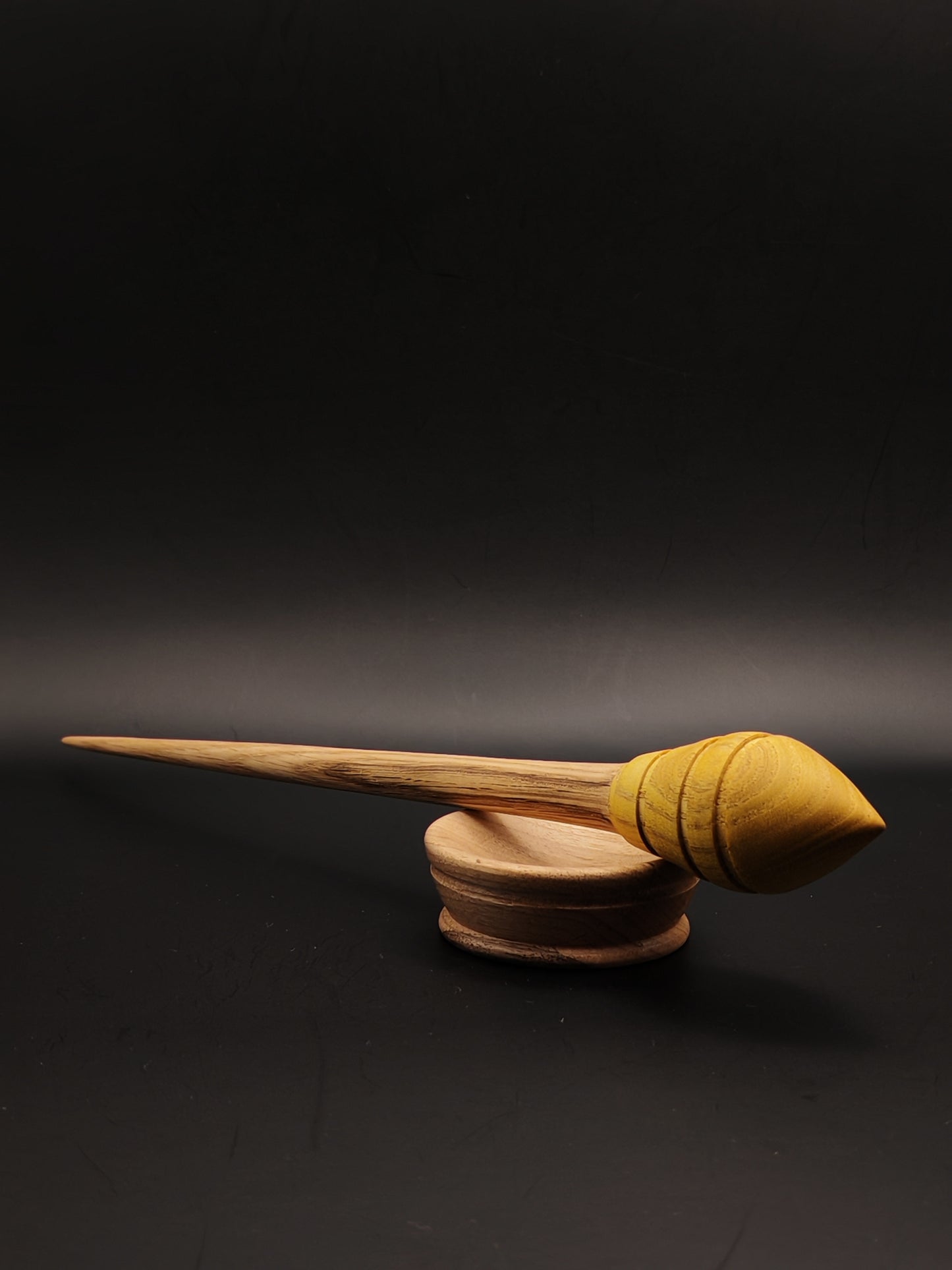 Chestnut & Mulberry Support Spindle with Walnut Bowl