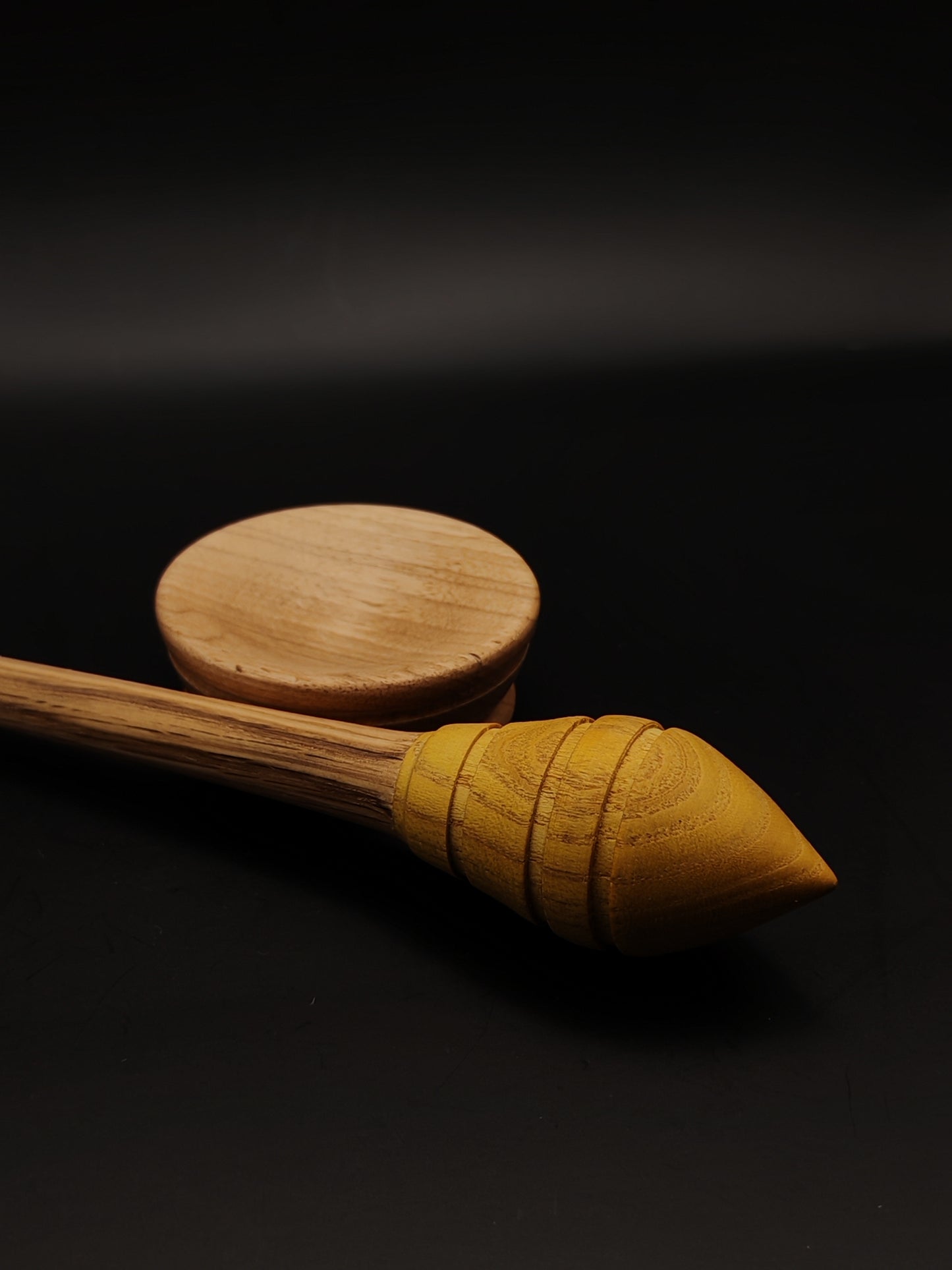 Chestnut & Mulberry Support Spindle with Walnut Bowl