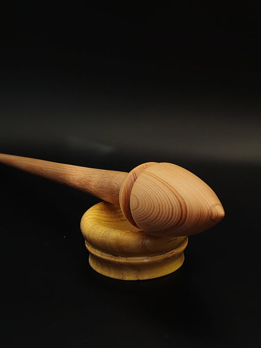 Support Spindle Set: Larch & Beech (27 cm / 10.63 inches, 31 g / 1.09 oz) with Beech Support Bowl