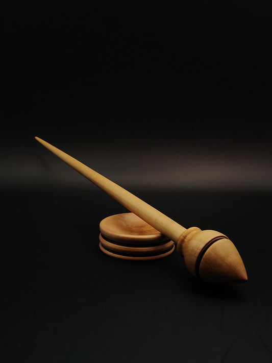 Pear Wood Support Spindle Set – 21g / 0.74oz, 26.5cm / 10.43in – With Matching Pear Support Bowl