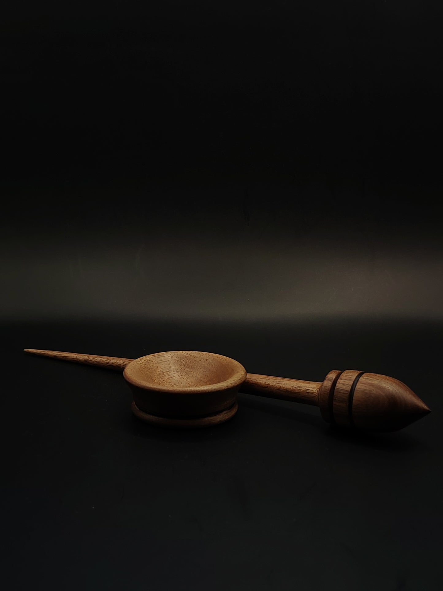 Support Spindle Set: Walnut (25 cm / 9.84 in, 21 g / 0.74 oz) with Walnut Support Bowl