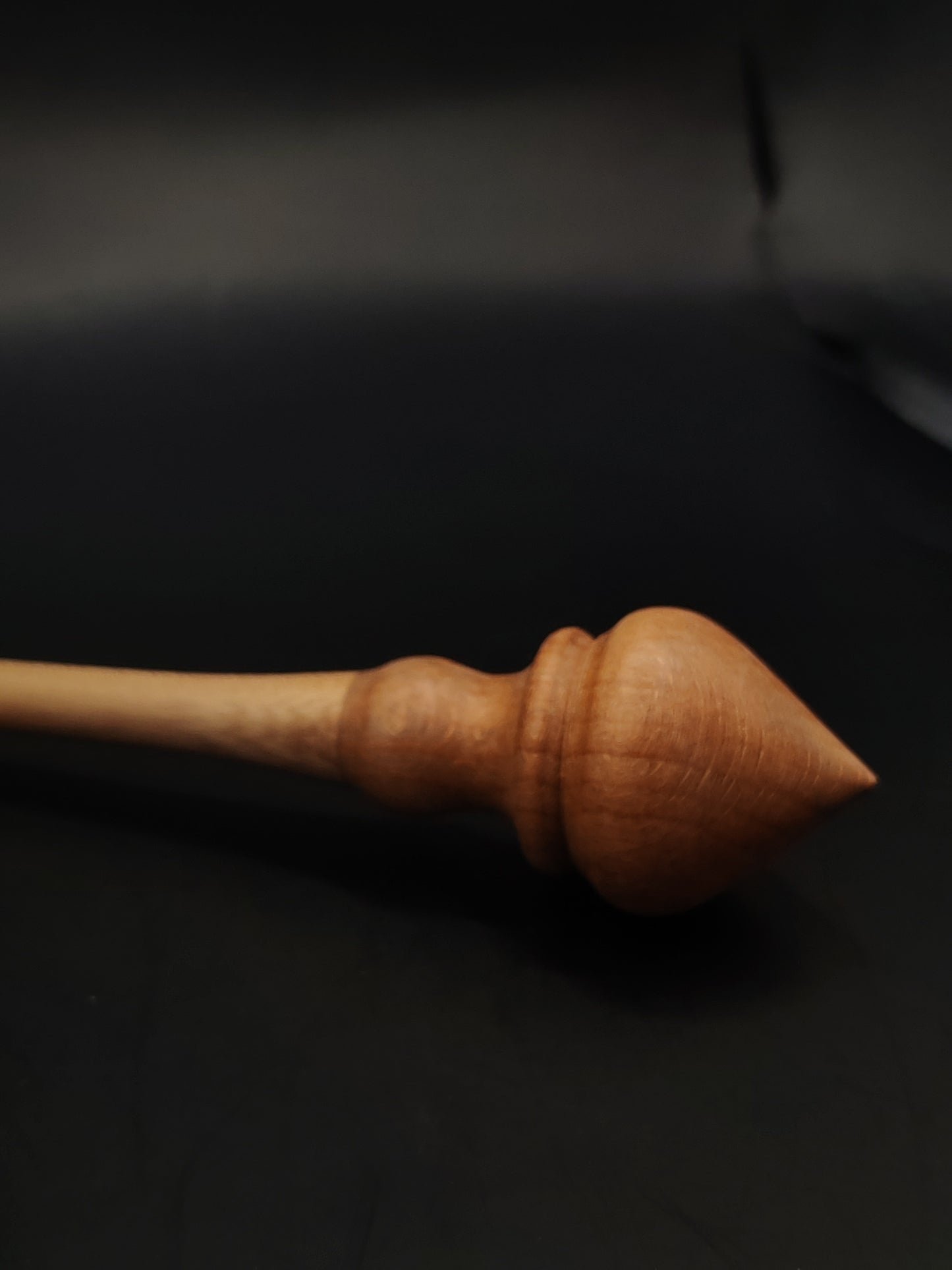 Support Spindle – Chestnut Shaft & Beech Whorl, 23.5 cm / 9.3″, 15 g + Lap Bowl