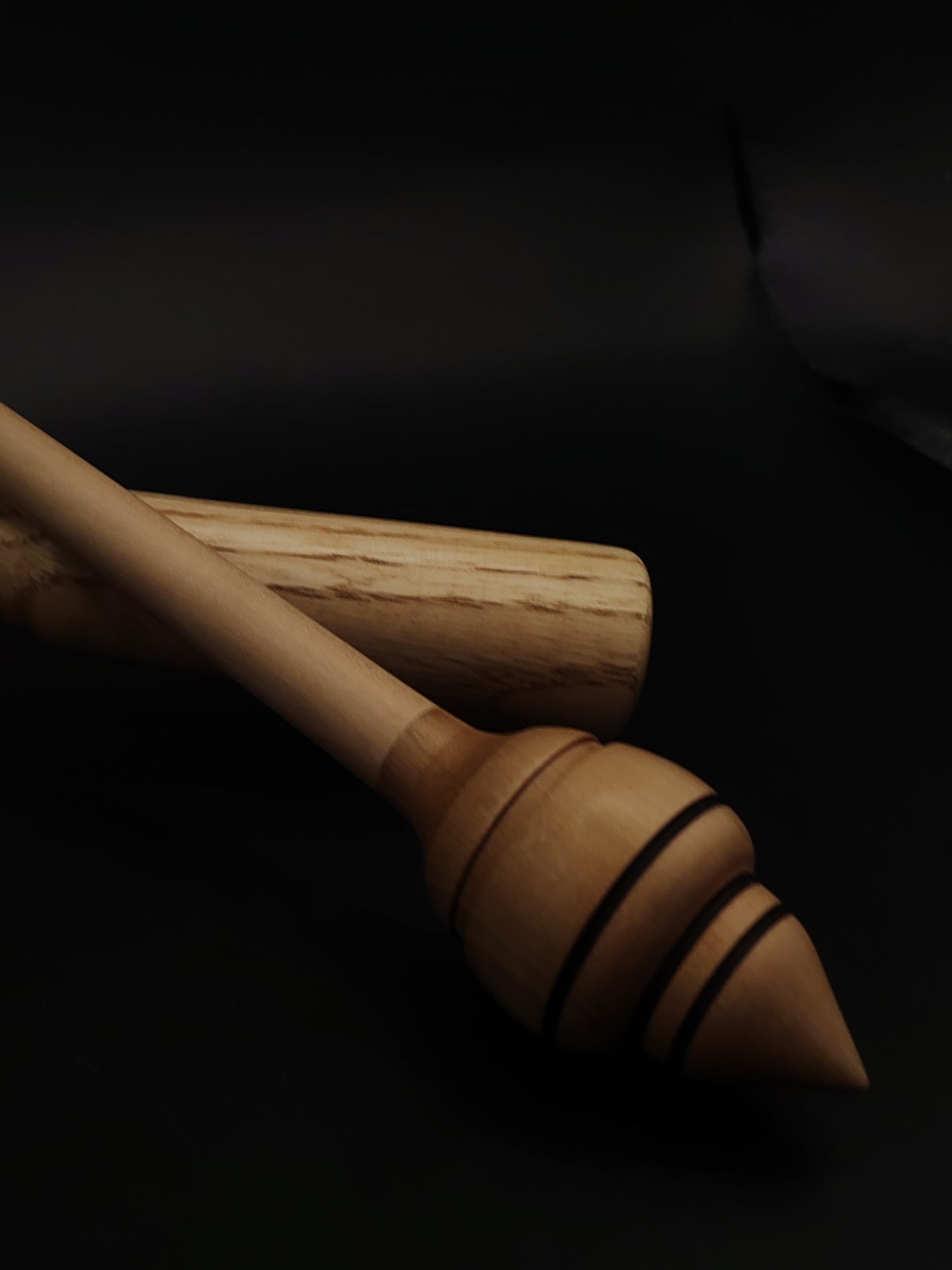 Support Spindle – Apple Shaft & Pear Whorl, 25.5 cm / 10″, 25 g + Lap Bowl