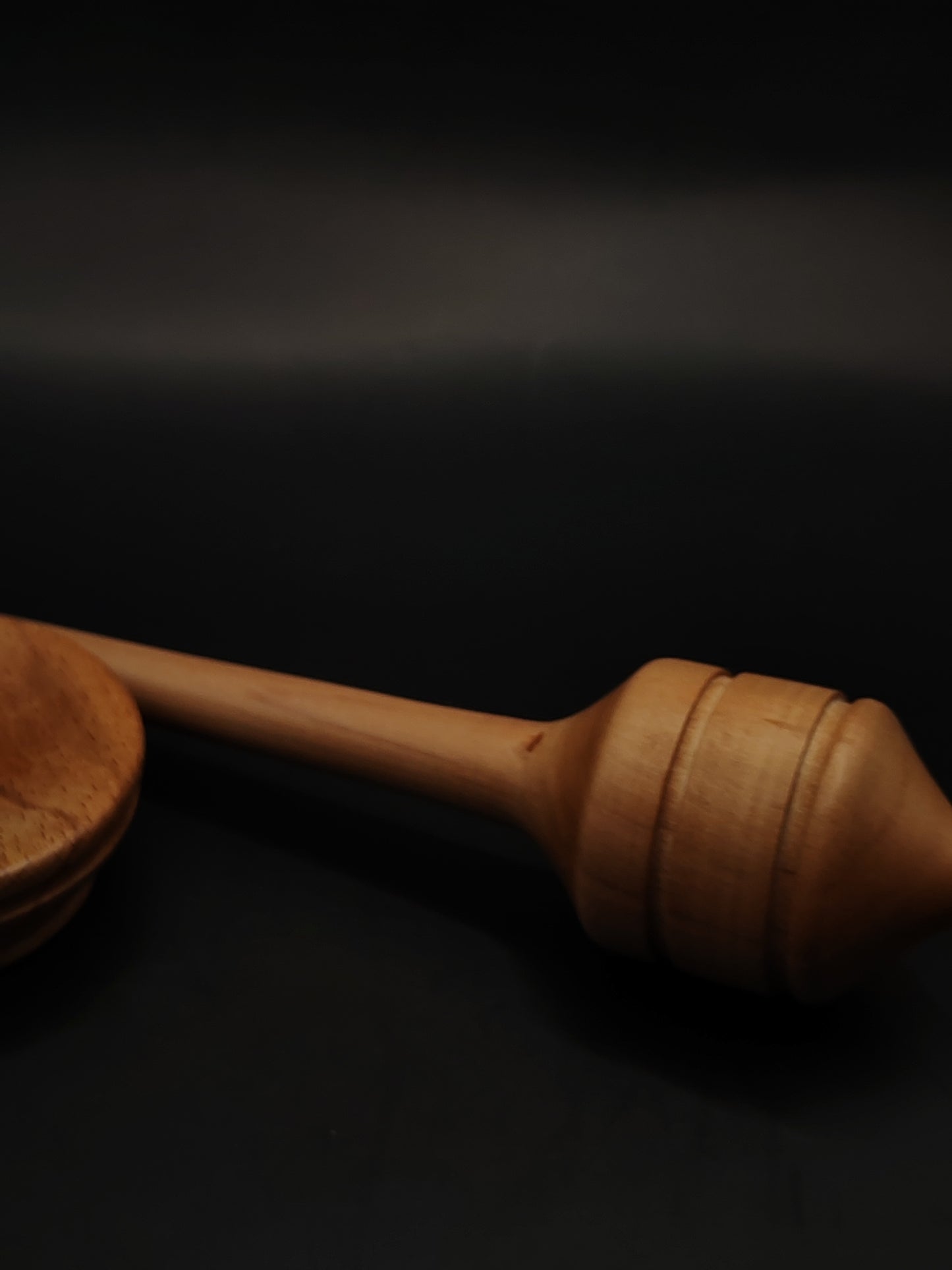 Support Spindle – Red Wood, 27 cm / 10.6″, 35 g + Red Bowl