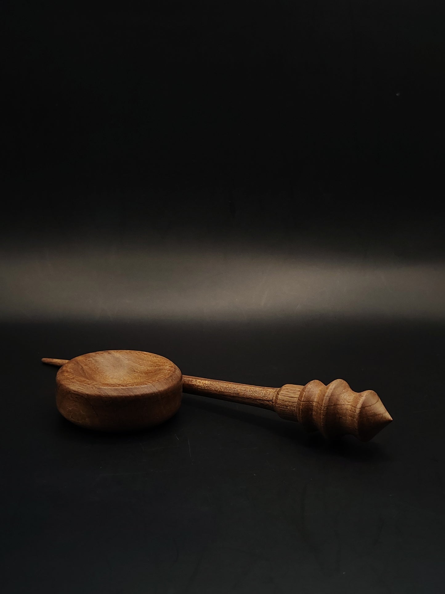 Support Spindle – Walnut Wood, 19.5 cm / 7.7″, 11 g + Walnut Bowl