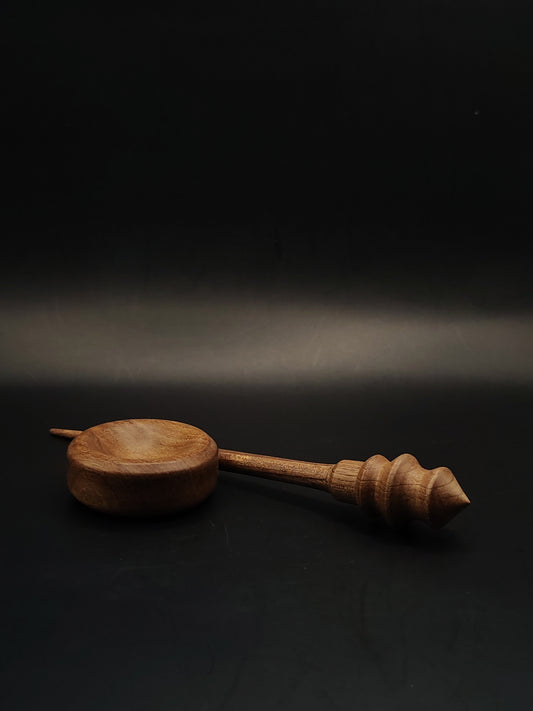 Support Spindle – Walnut Wood, 19.5 cm / 7.7″, 11 g + Walnut Bowl
