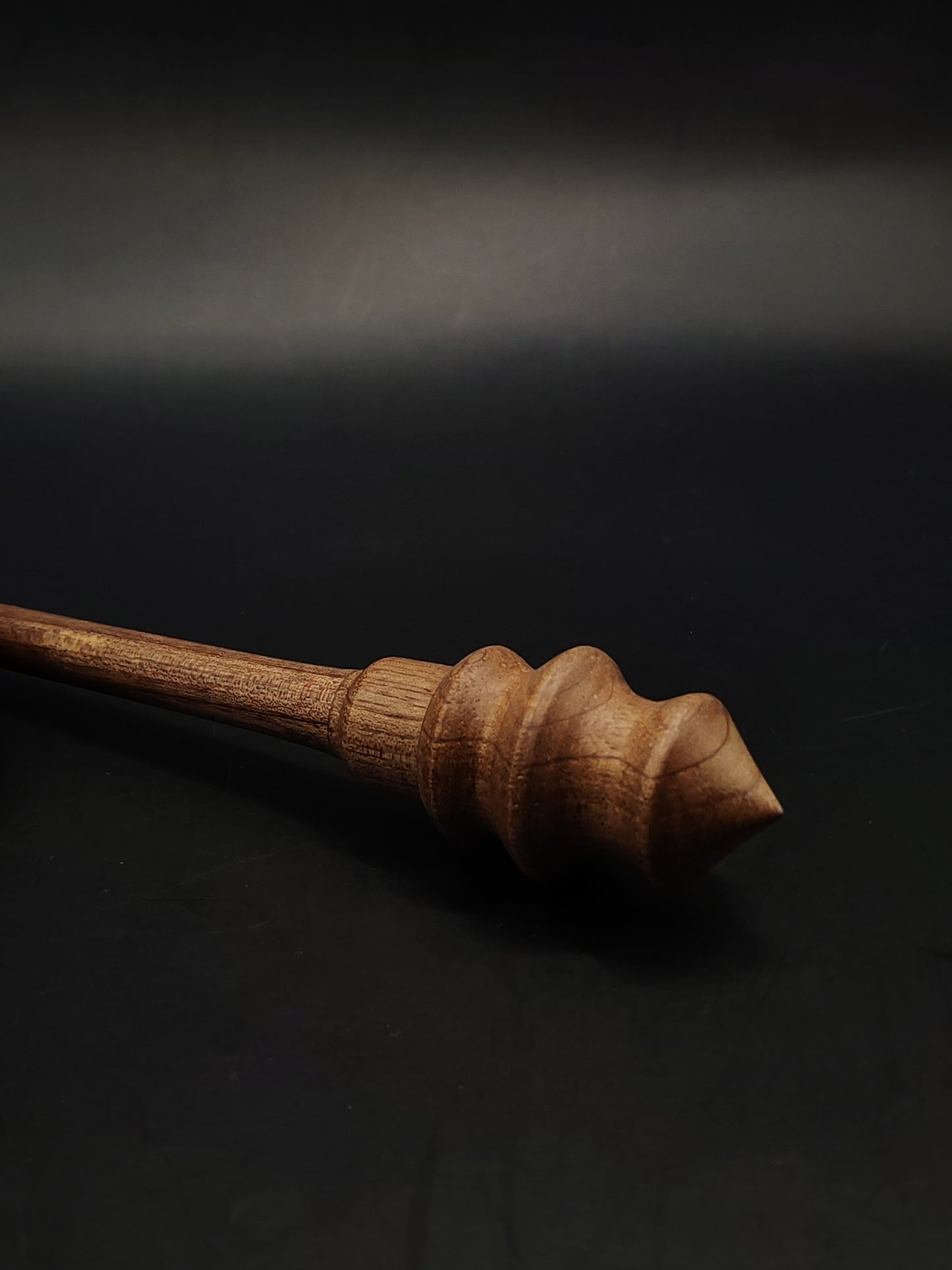 Support Spindle – Walnut Wood, 19.5 cm / 7.7″, 11 g + Walnut Bowl